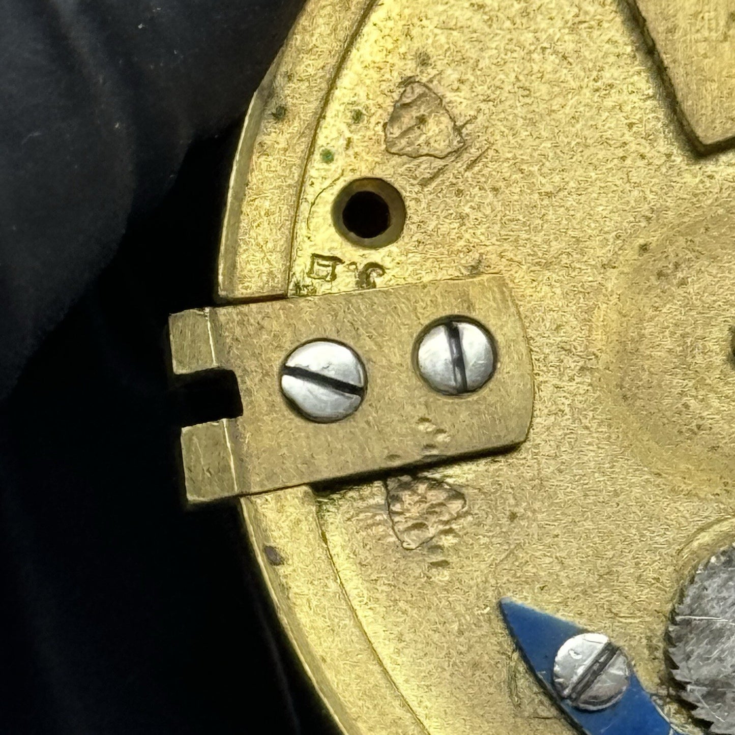 47.5mm Elias Wolfe Fusee Quality Pocket Watch Movement FOR PARTS Restoration
