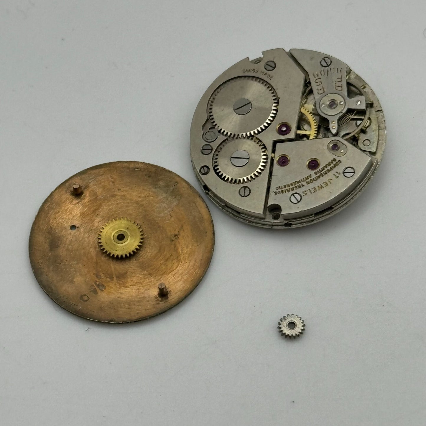 26.9mm Majex Felsa F 390 Manual Wind Watch Movement Swiss Vintage PARTS SPARES