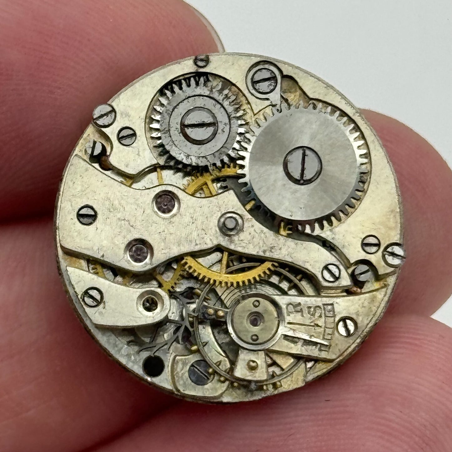 23.6mm Unidentified Sub Seconds Trench Watch Movement Manual Wind PARTS SPARES