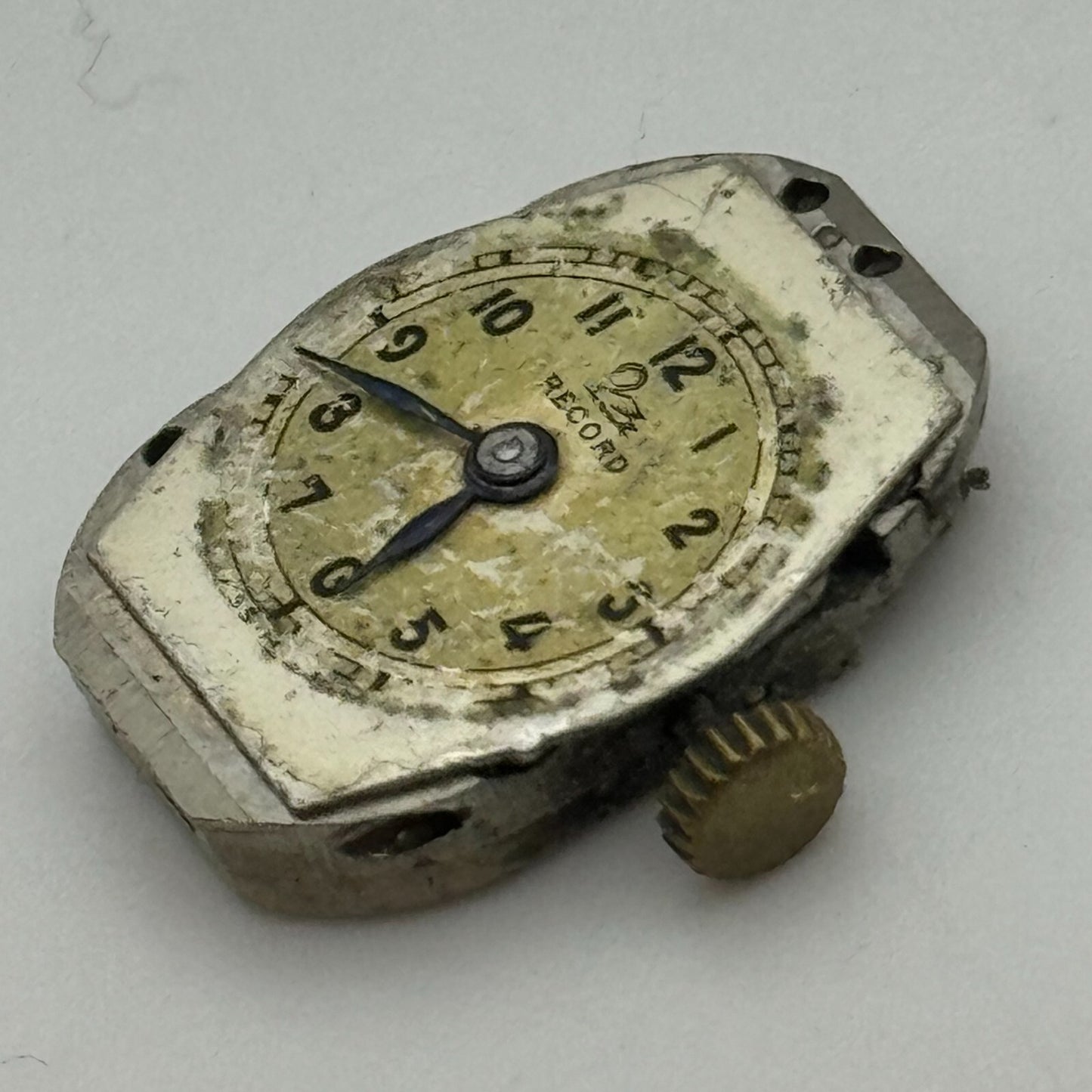 12.8mm Running Record Cal 109 Manual Wind 15 Jewels Swiss Watch Movement PARTS
