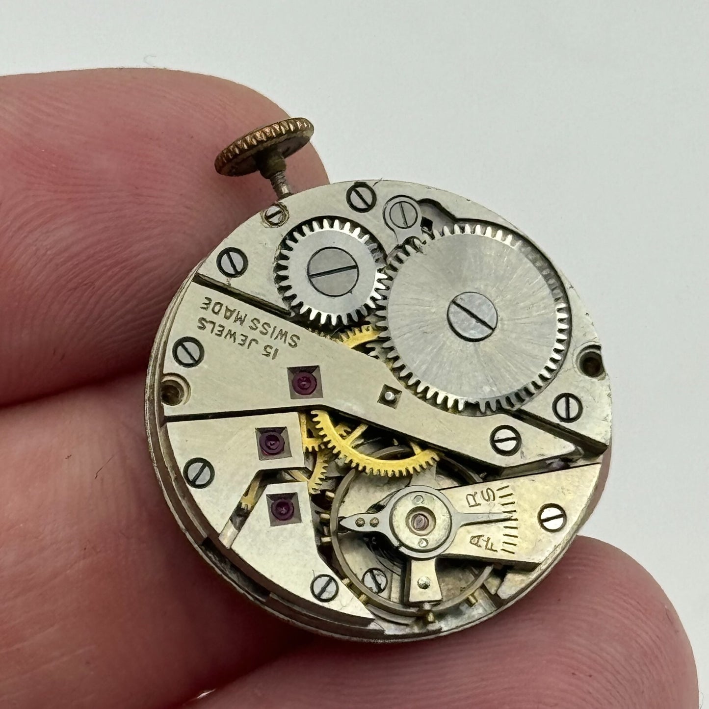 23.6mm Running Felsa F 294 Manual Wind 15 Jewels Swiss Made Watch Movement PARTS