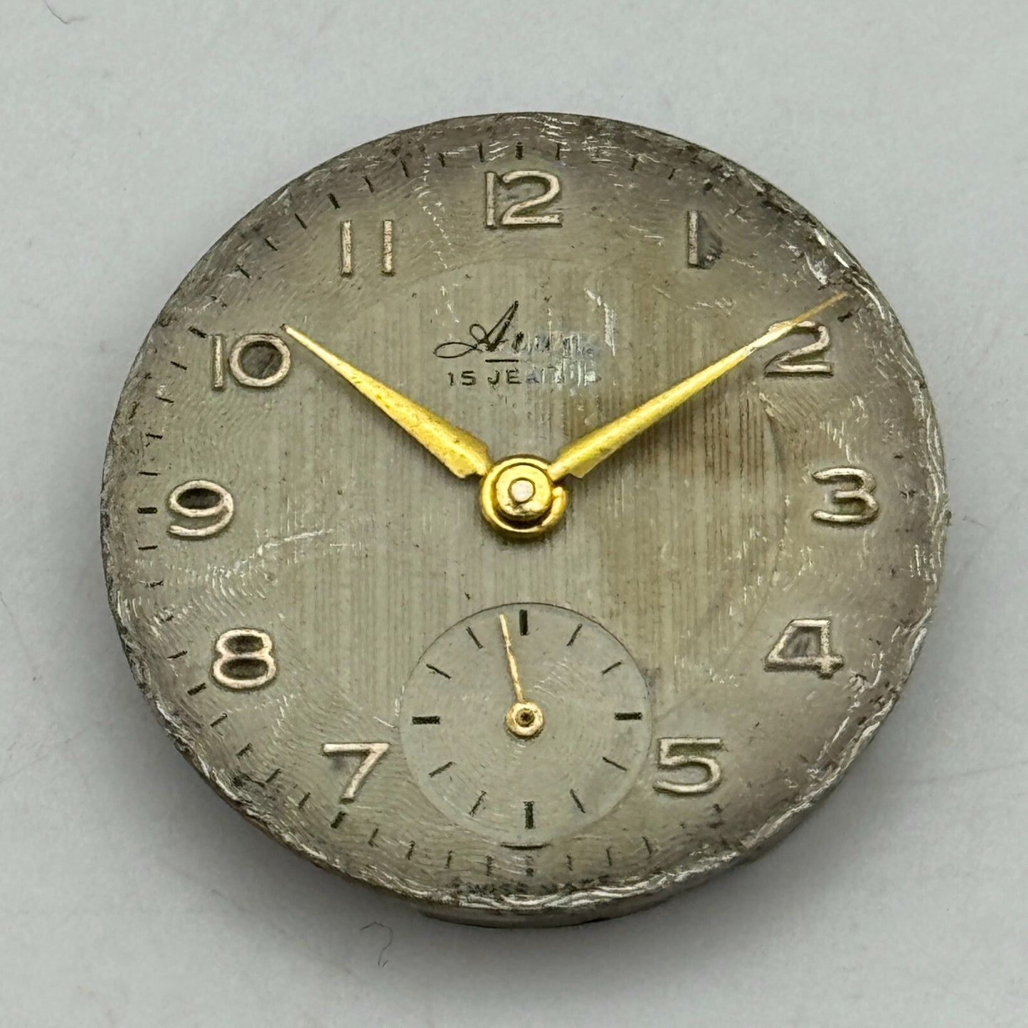 23.6mm Avia AS 1002 984 Balance Ok Watch Movement Swiss Vintage PARTS SPARES