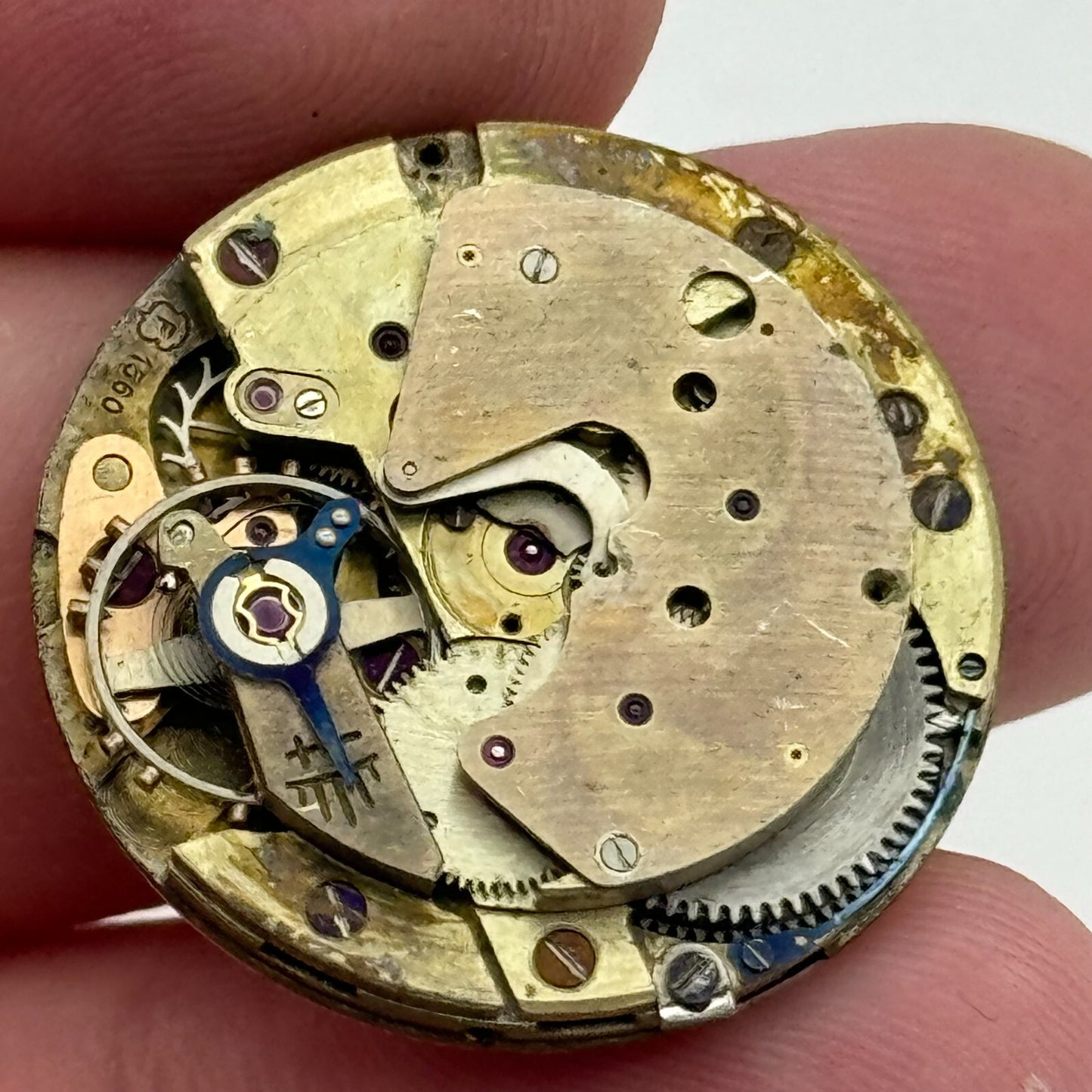 26.2mm Mens Felsa 1560 Automatic Balance Ok Swiss Watch Movement PARTS REPAIR