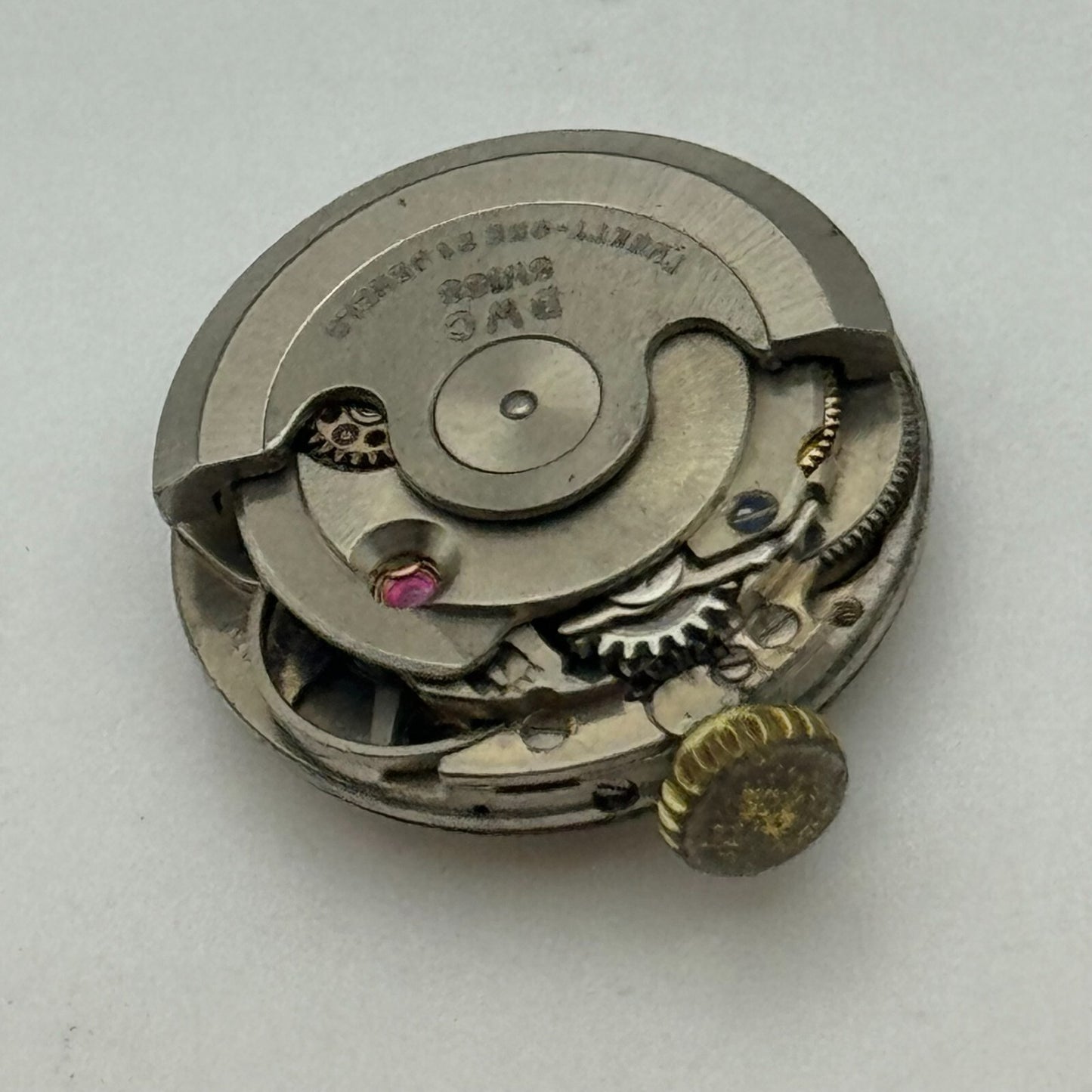 17.4mm BWC ETA 2550 Swiss Manual Wind 21 Jewels Watch Movement PARTS REPAIR