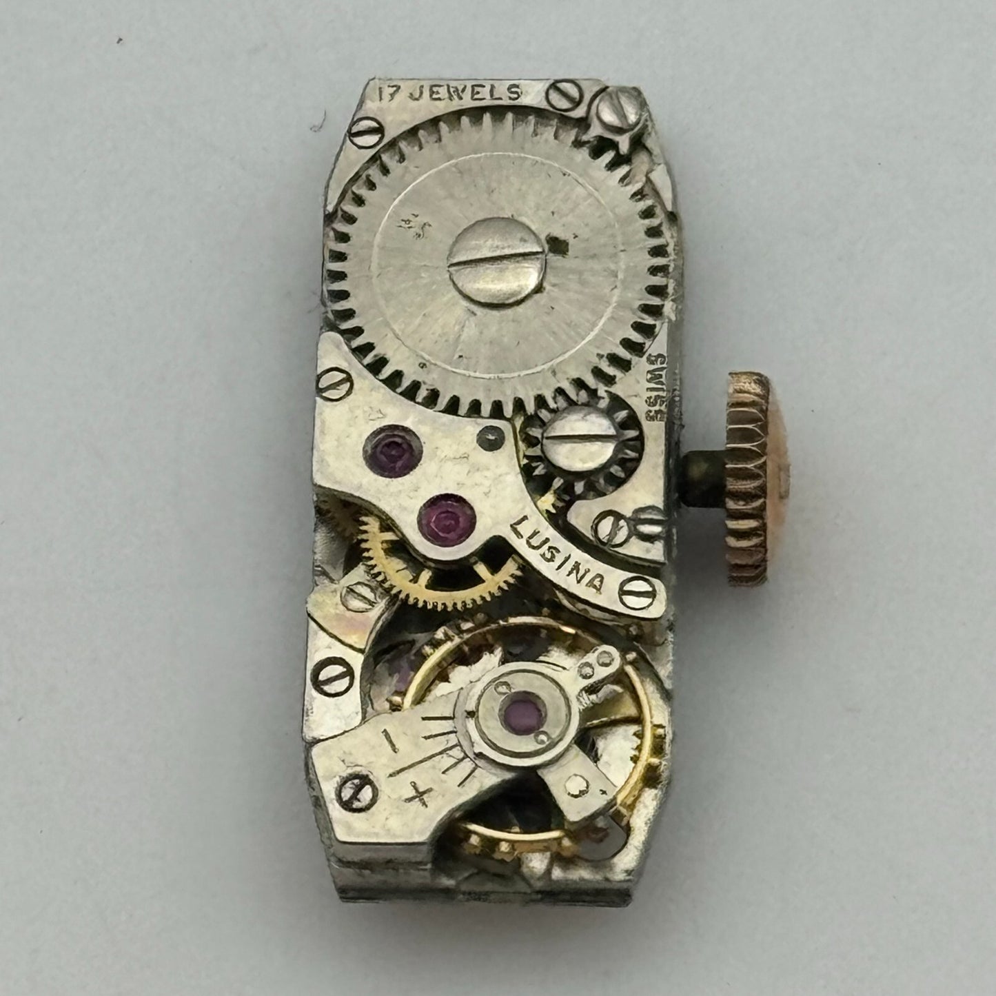 9mm Ladies Lusina FHF 59N Manual Wind 17 Jewels Watch Movement Swiss Made PARTS