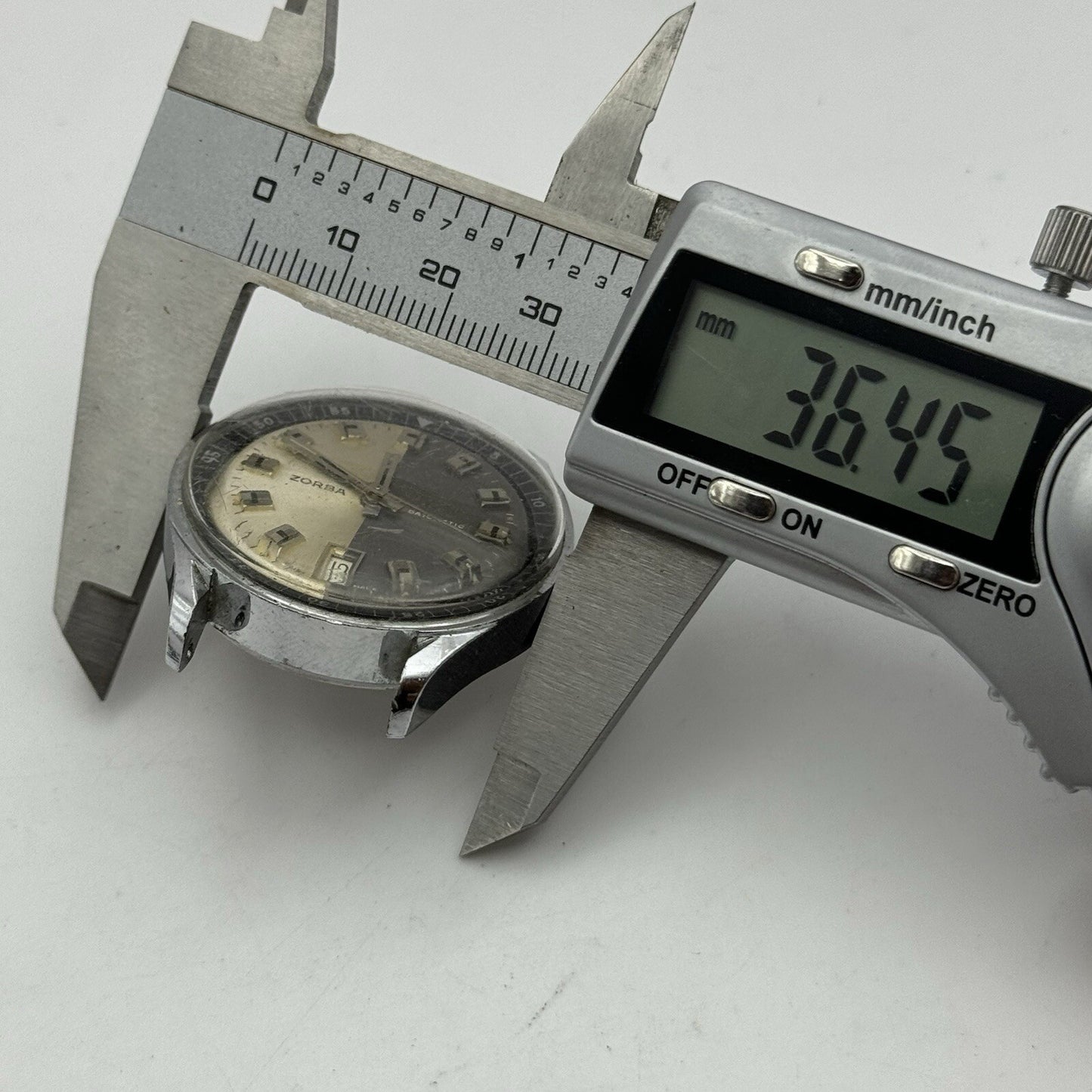 36mm Manual Wind Zorba Datomatic Ilona LTD Swiss Watch FOR PARTS RESTORE