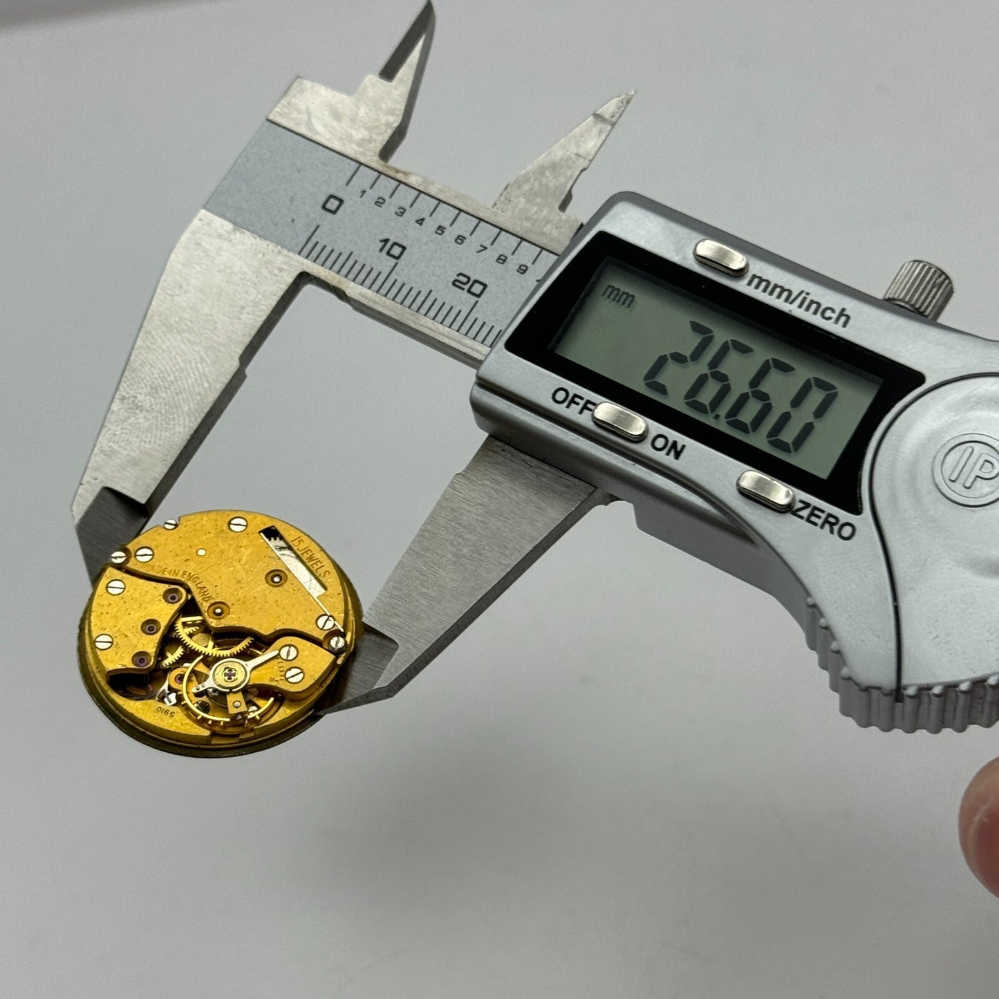 26.6mm Men's Smiths De Luxe Cal 5910 Manual Wind Vintage Watch Movement PARTS