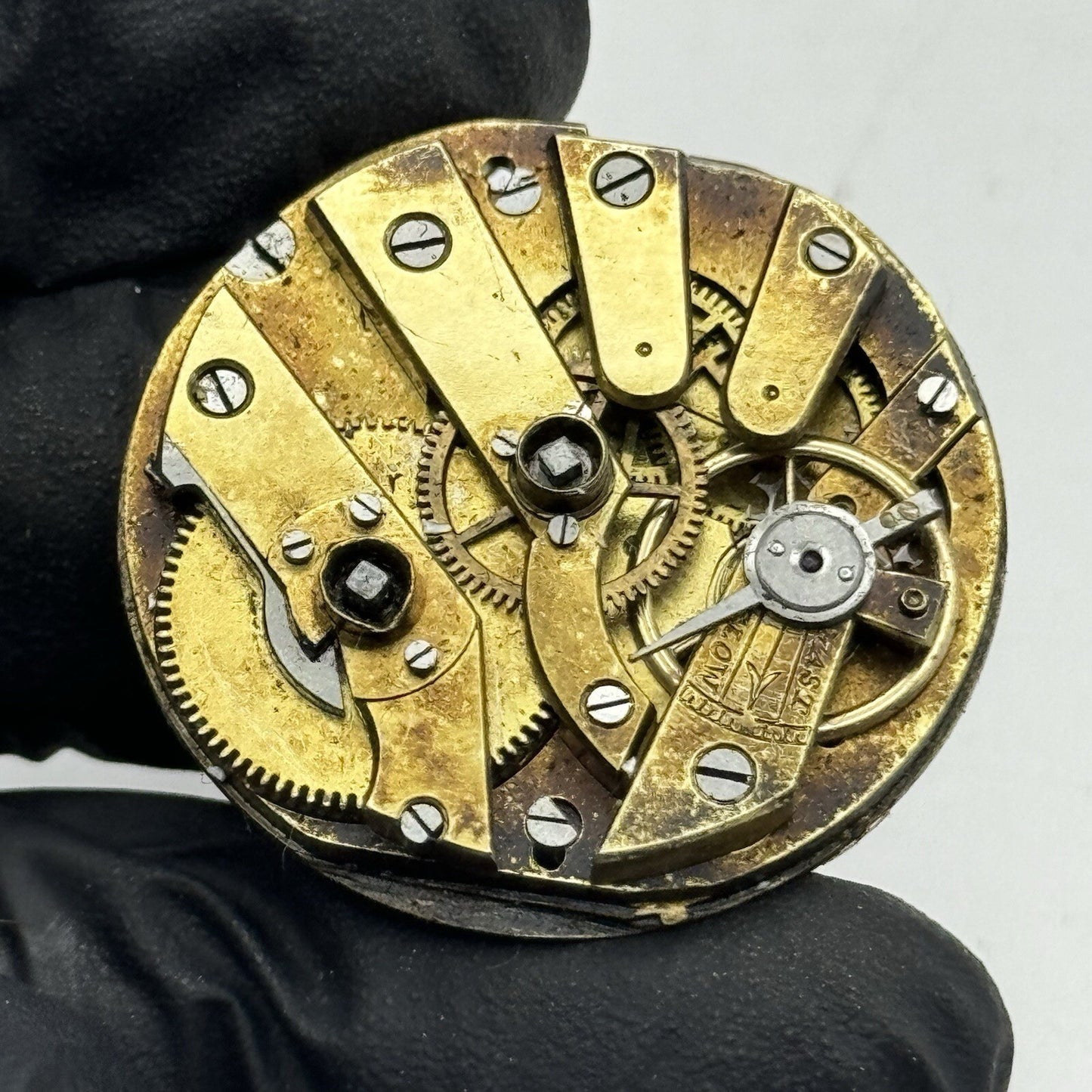 33.3mm Good Quality Cylinder Pocket Watch Movement No Dial Hands FOR PARTS