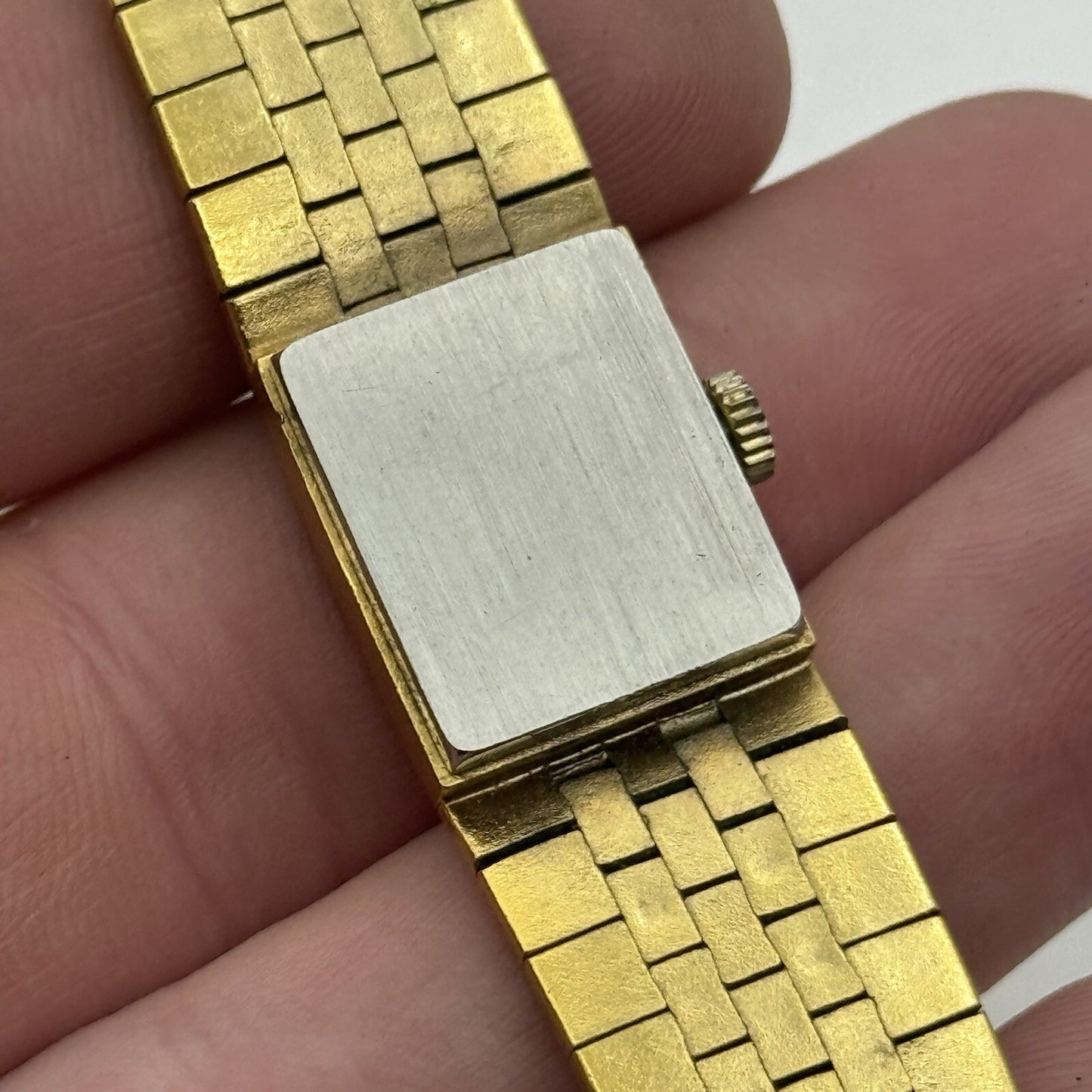 15mm Ladies Rimla Gold Plated Manual Wind Swiss Vintage Watch REQUIRES SERVICE