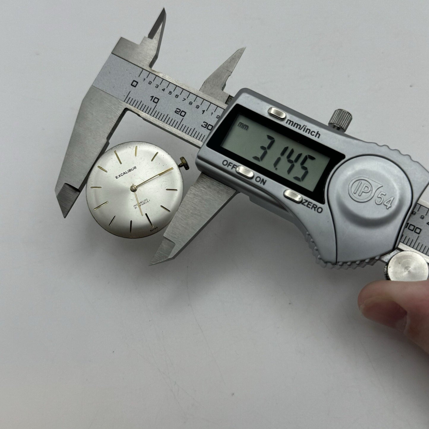 31.4mm Running Peseux Excalibur Good Balance Watch Movement Dial Hands