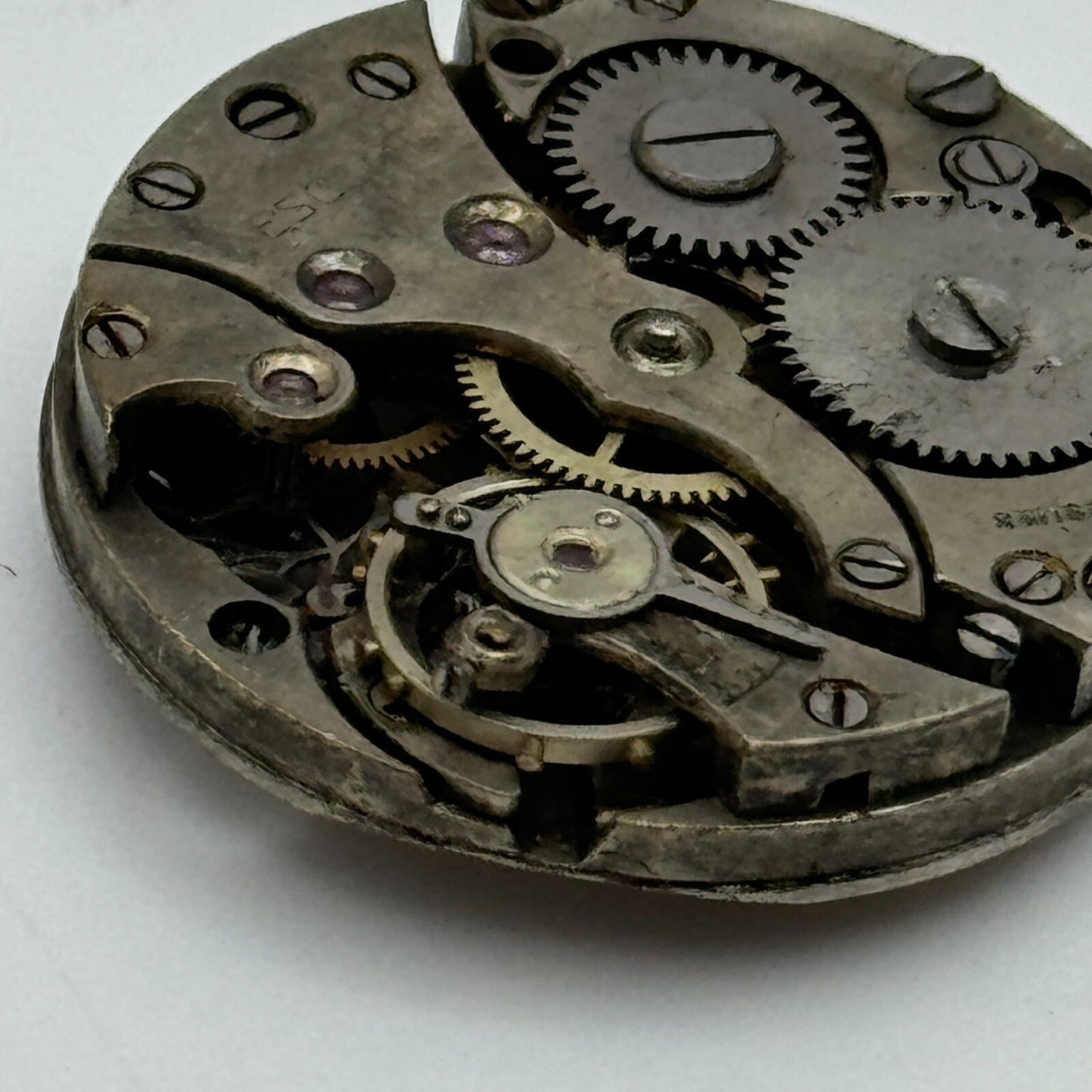 23.6mm Interesting Escort Swiss Vintage Manual Wind Watch Movement PARTS SPARES