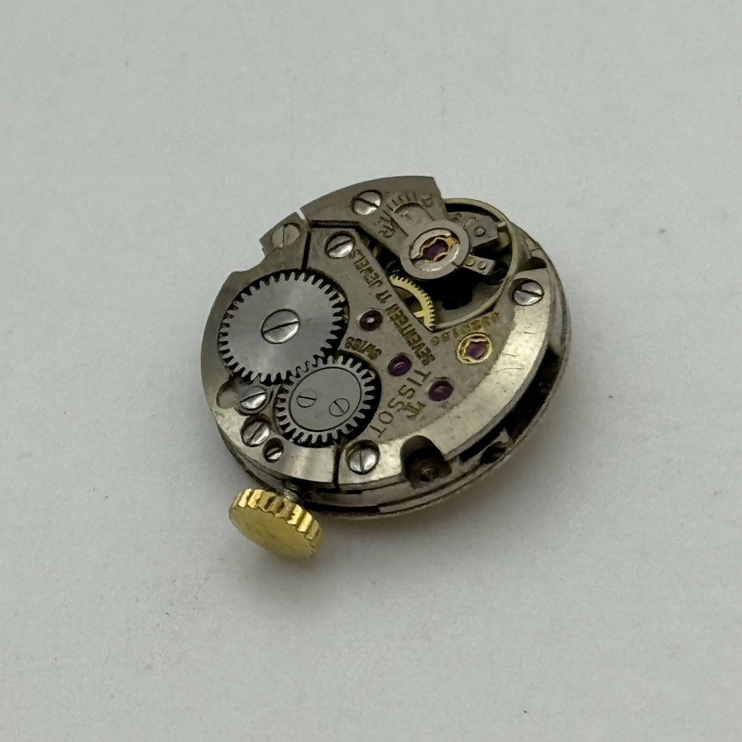 15.5mm Running Tissot 709 Manual Wind 17 Jewels Watch Movement PARTS REPAIR