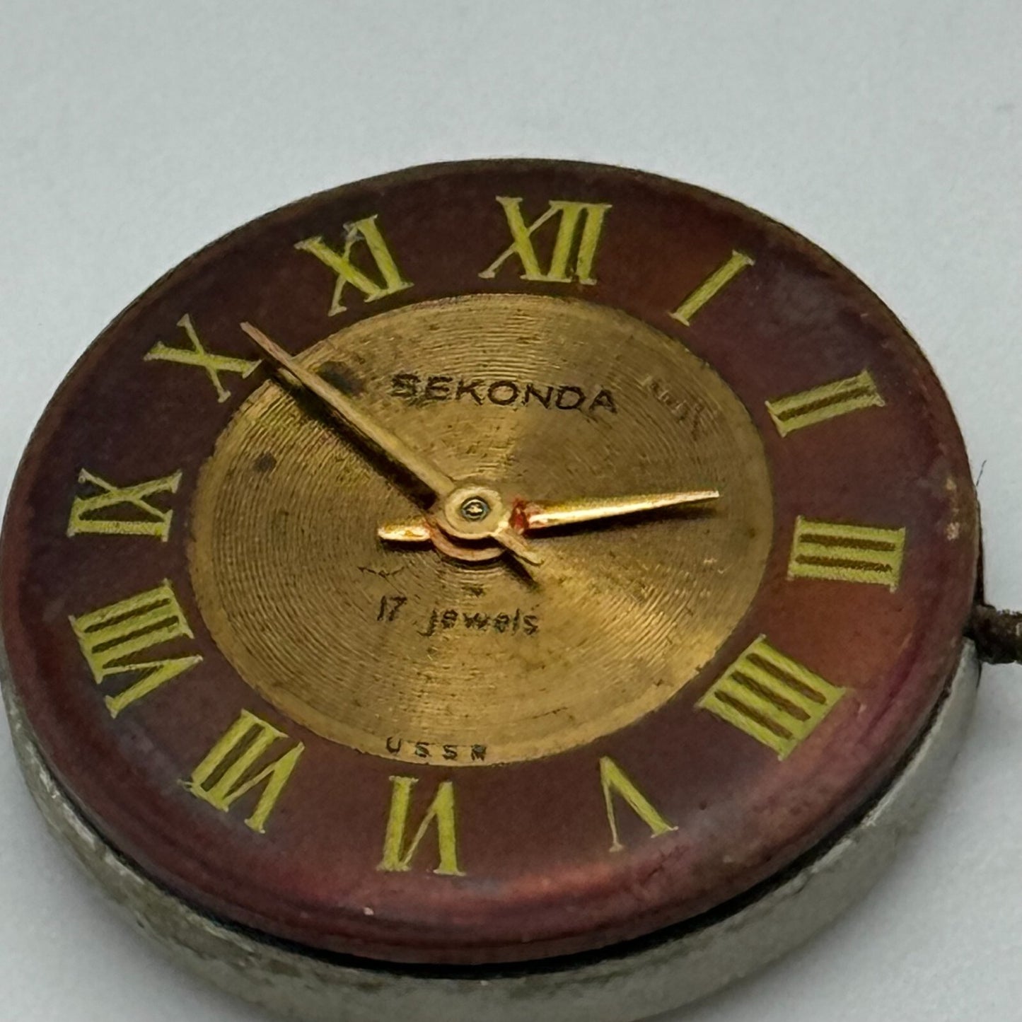 13.5mm Ladies Sekonda Cal 1601 Soviet Manual Wind Watch Movement Vintage PARTS