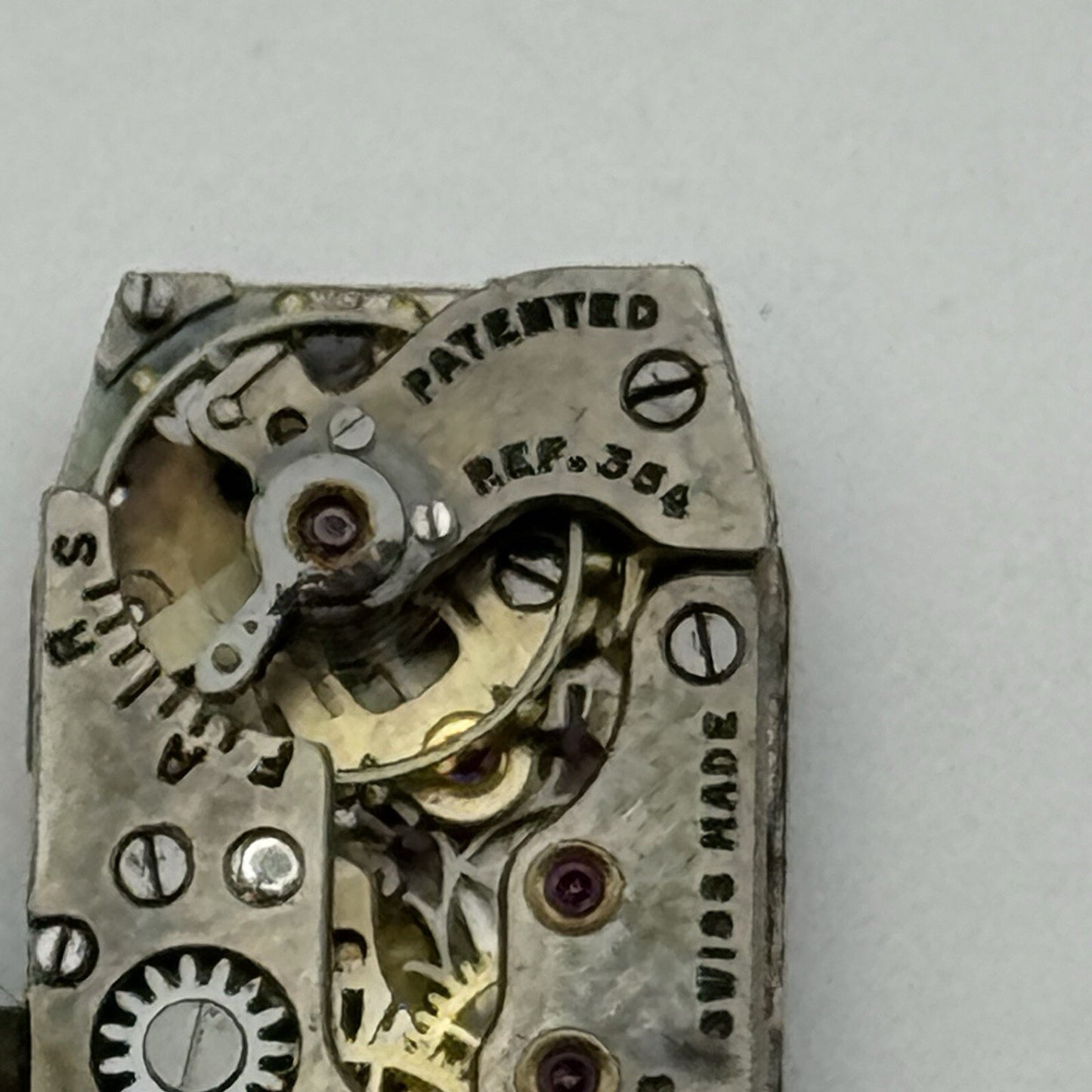 10mm Ladies Cyma Ref 354 Tank Wristwatch Movement Balance Intact Parts Repair