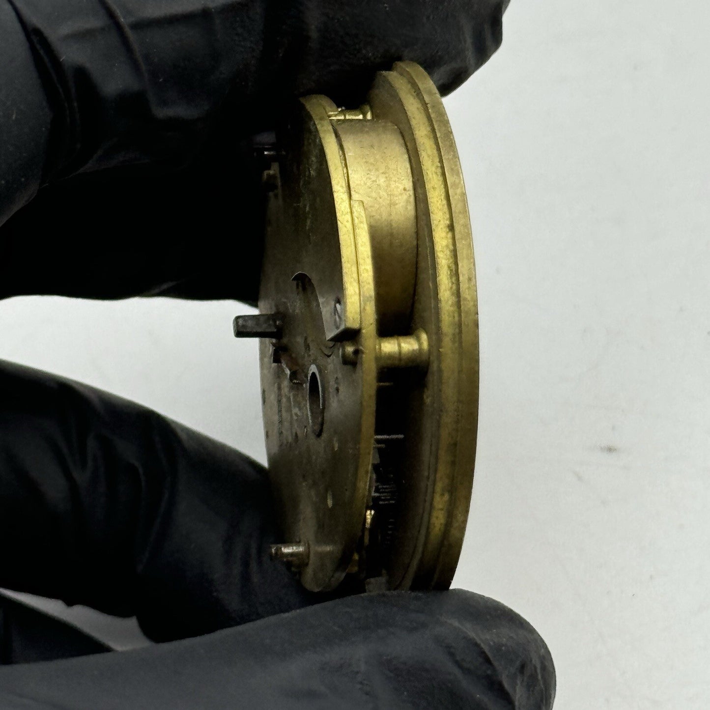 46.4mm Manual Wind Unidentified Fusee Pocket Watch Movement FOR PARTS