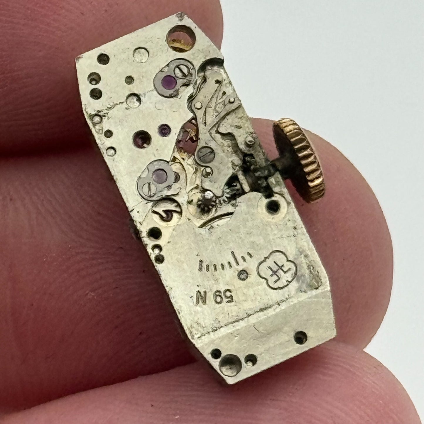9mm Ladies Lusina FHF 59N Manual Wind 17 Jewels Watch Movement Swiss Made PARTS