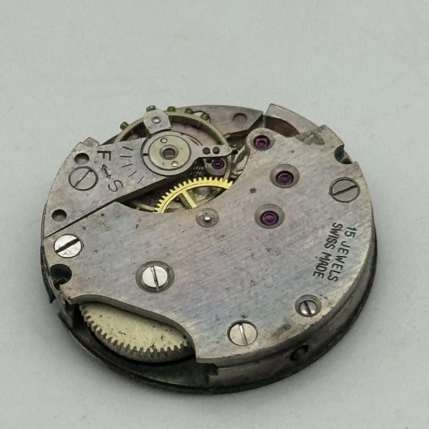24mm Derrick Arogno A 120 Balance Ok Manual Wind Swiss Watch Movement PARTS