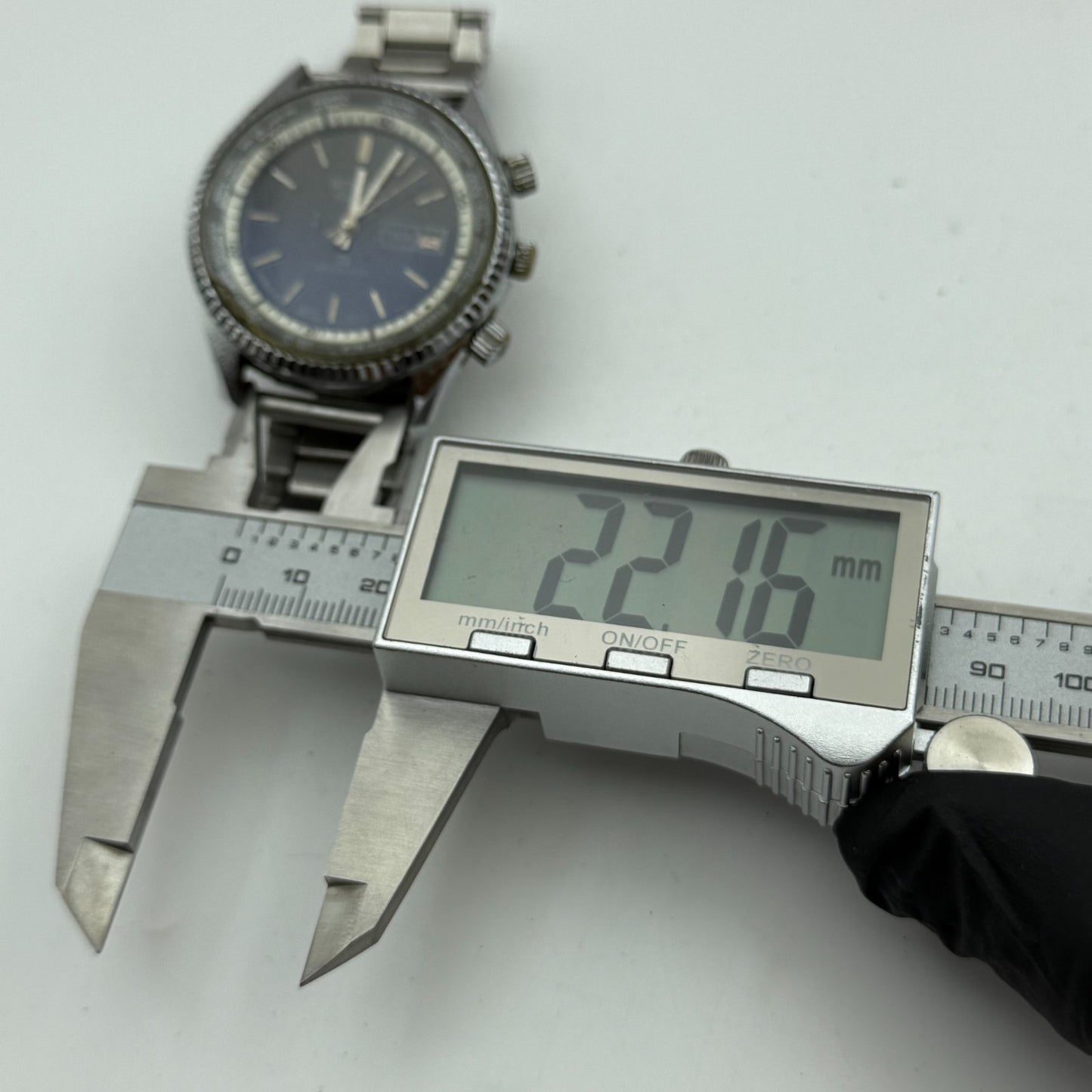 41mm Men’s Vintage Geneva Electra World Time Datomatic ES 55 Manual PARTS REPAIR