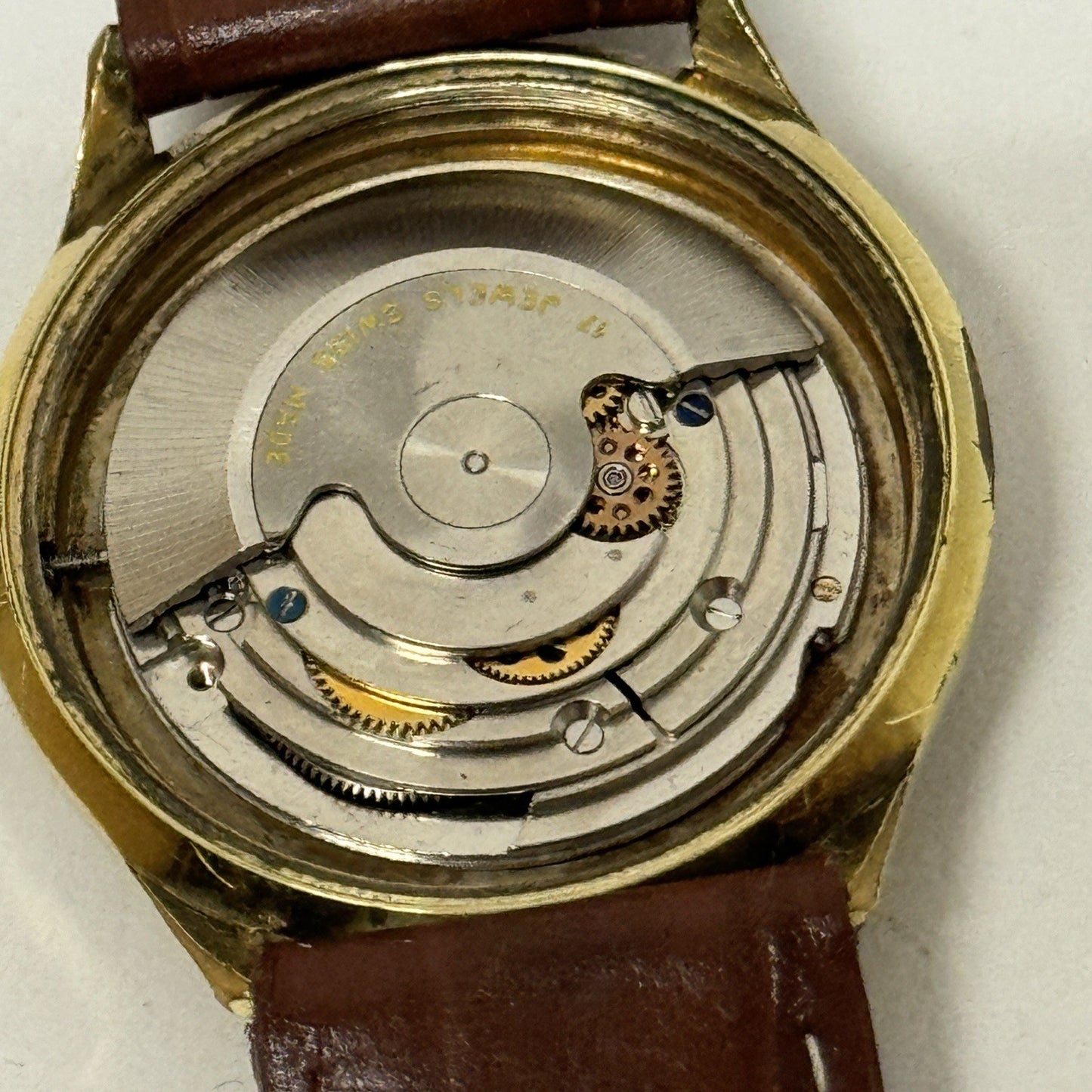 34mm Mens Walkermatic Astron ETA 2472 Automatic Vintage Watch Running To Service