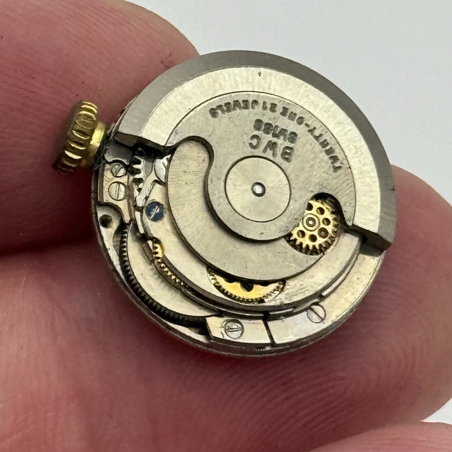 17.4mm BWC ETA 2550 Swiss Manual Wind 21 Jewels Watch Movement PARTS REPAIR