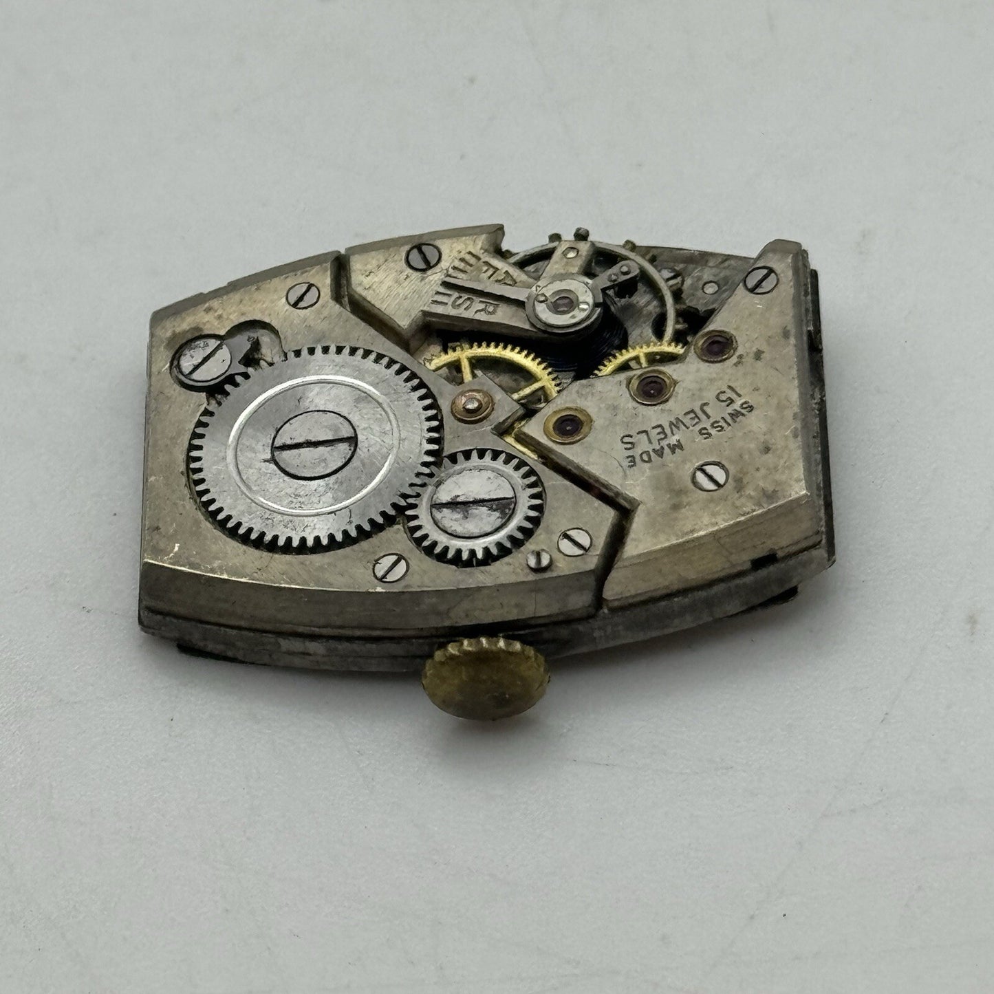 20mm Art Deco High Quality Tank Watch Movement Dial Hands Restoration Repair
