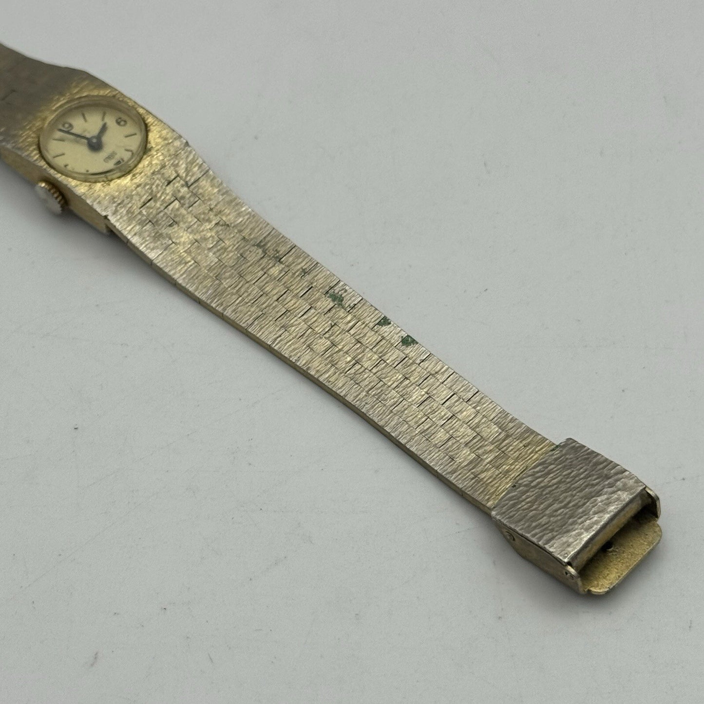 16mm Ladies Siglo Full Lever Faded Gold Manual Wind Vintage Watch 2 Mins Fast
