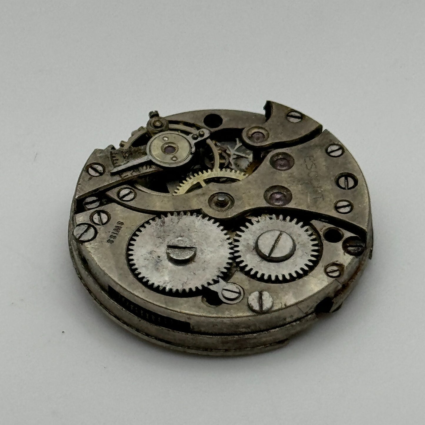 23.6mm Interesting Escort Swiss Vintage Manual Wind Watch Movement PARTS SPARES