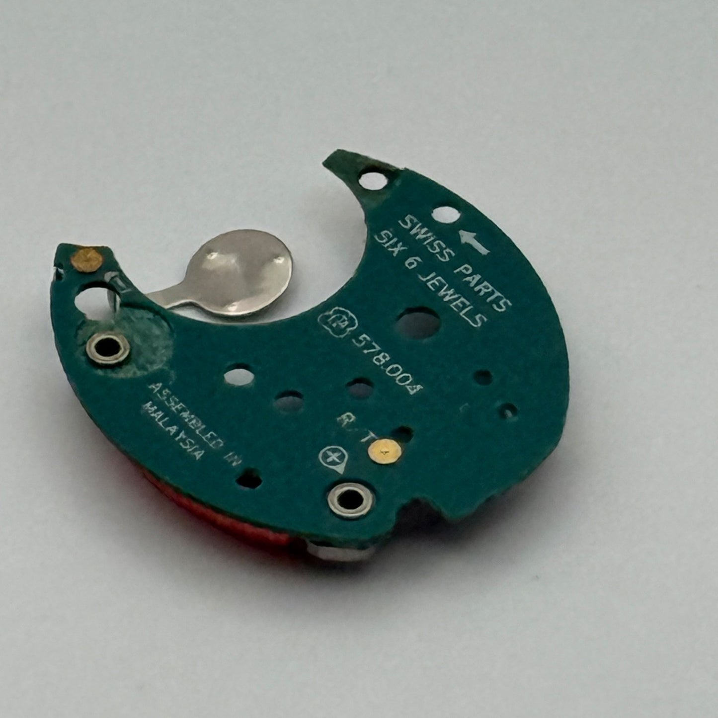 ETA 578.004 Quartz Watch Movement Incomplete Swiss Ladies Vintage Parts Repair