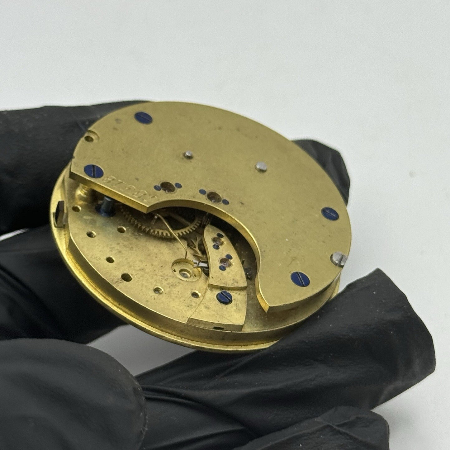 44.9mm Centre Seconds Chronograph Antique Pocket Watch Movement FOR PARTS