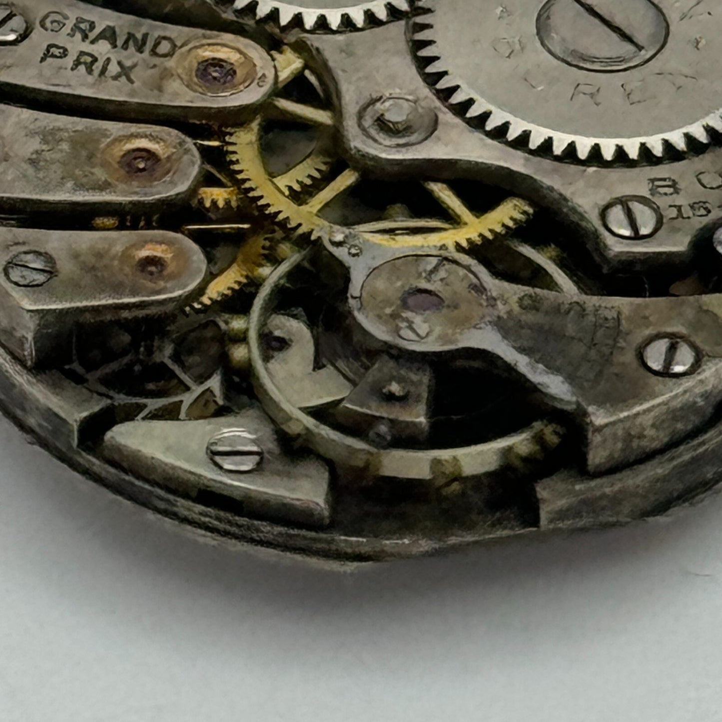 22mm Buren Grand Prix 0828 Trench Watch Movement Manual Wind Swiss PARTS SPARES