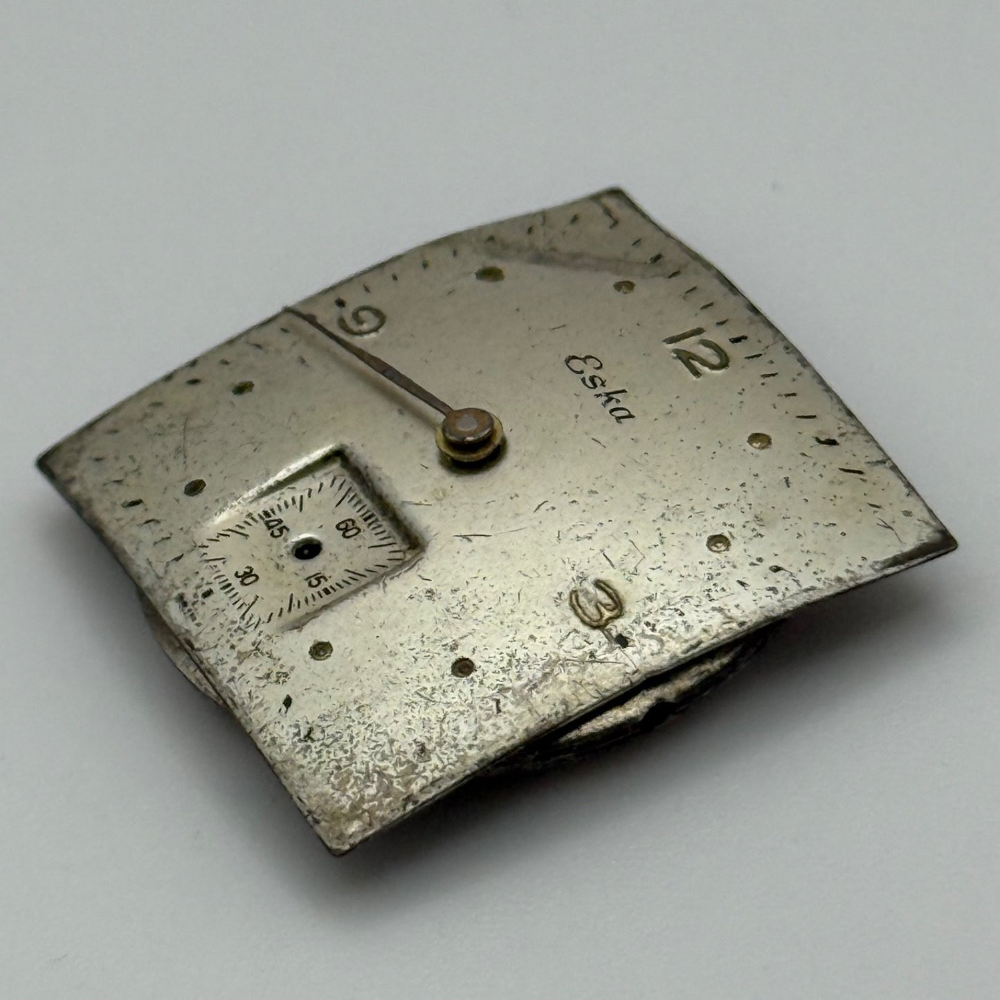 ETA 900 Watch Movement Eska Ticking Manual Wind Vintage Swiss Parts 23.6mm