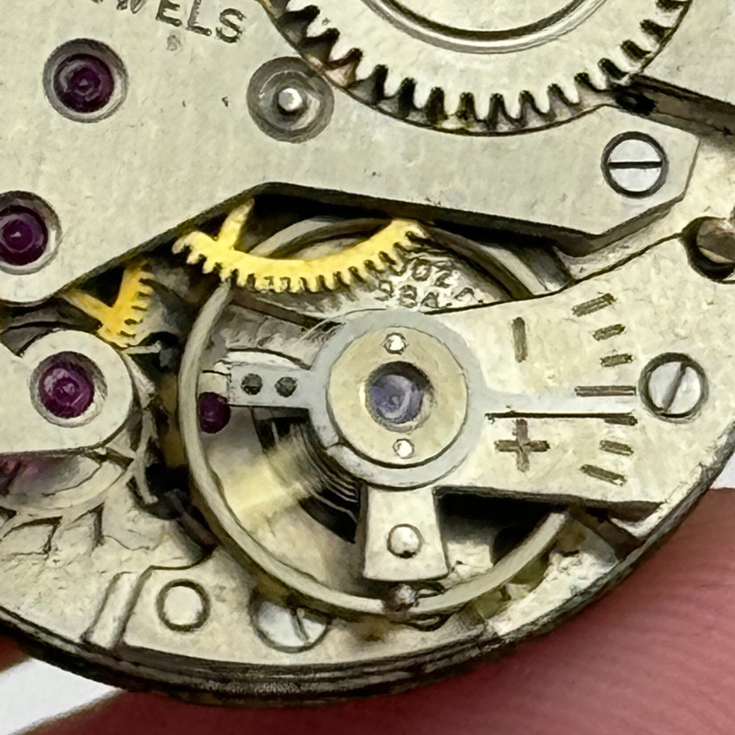 23.6mm Avia AS 1002 984 Balance Ok Watch Movement Swiss Vintage PARTS SPARES