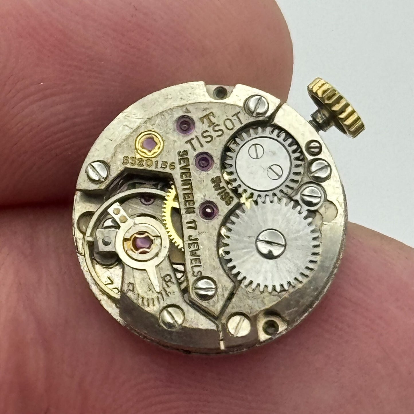 15.5mm Running Tissot 709 Manual Wind 17 Jewels Watch Movement PARTS REPAIR