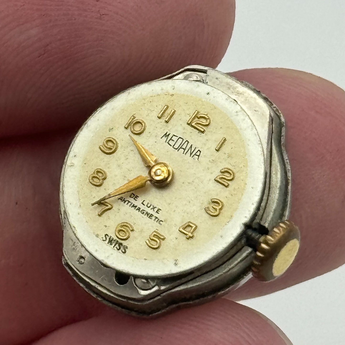 15mm Ladies Medana Cal 8275 Manual Wind 7 Jewels Watch Movement Swiss Made PARTS