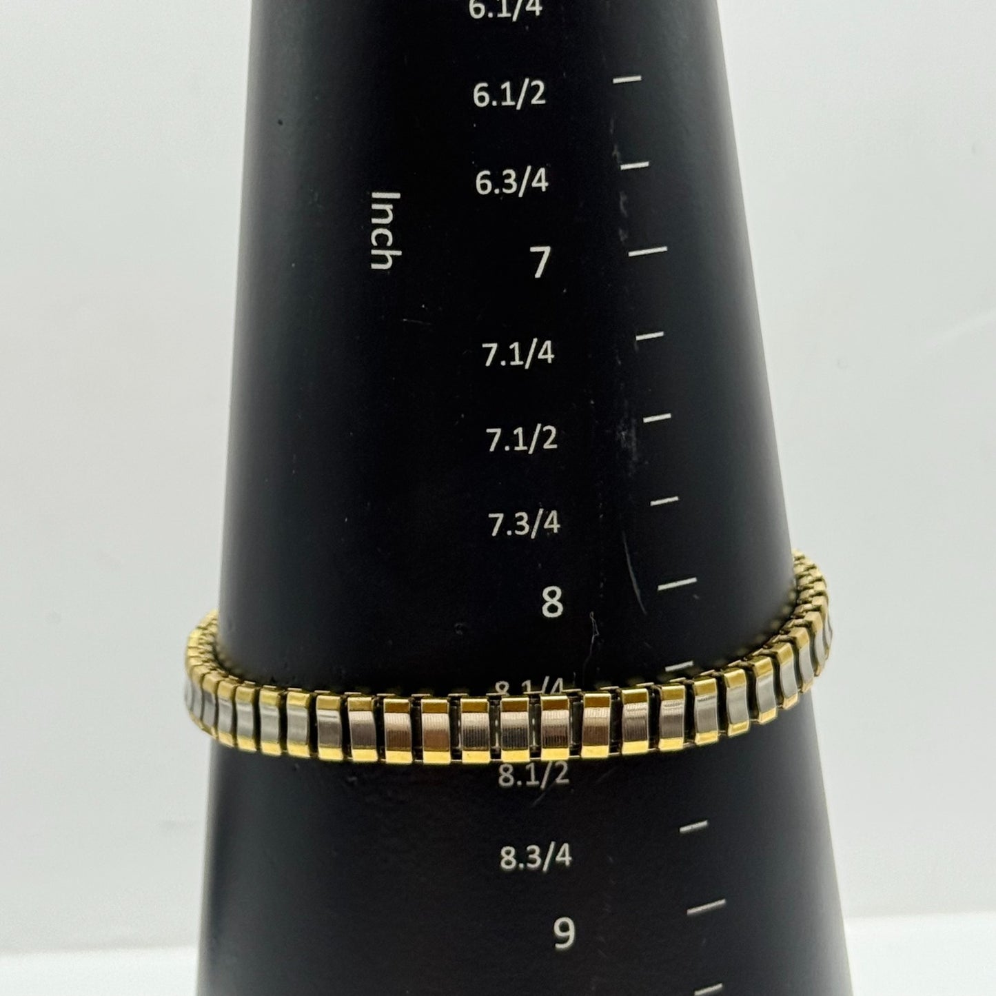 21mm Working Ladies Two Tone Philip Mercier S565S Quartz Watch Expandable Strap