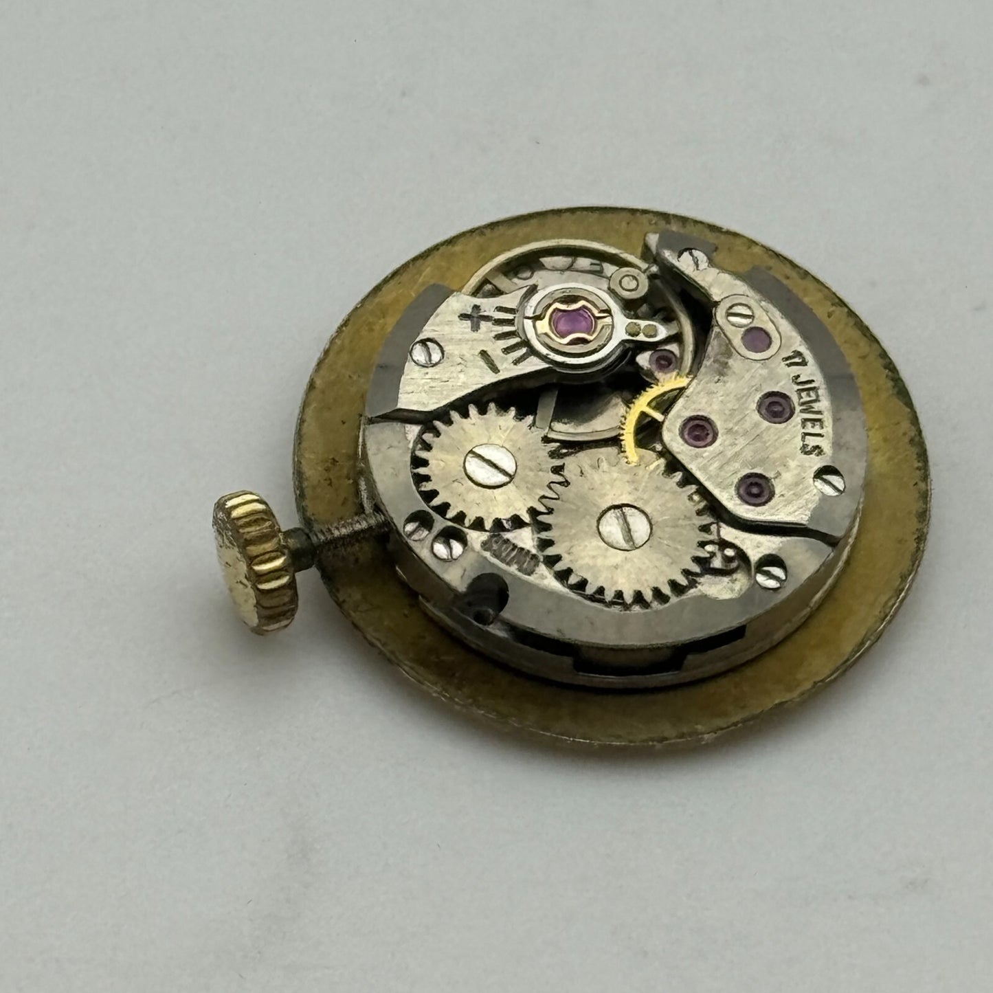 15.5mm B Jobin ETA 2412 Swiss Manual Wind 17 Jewels Watch Movement PARTS REPAIR
