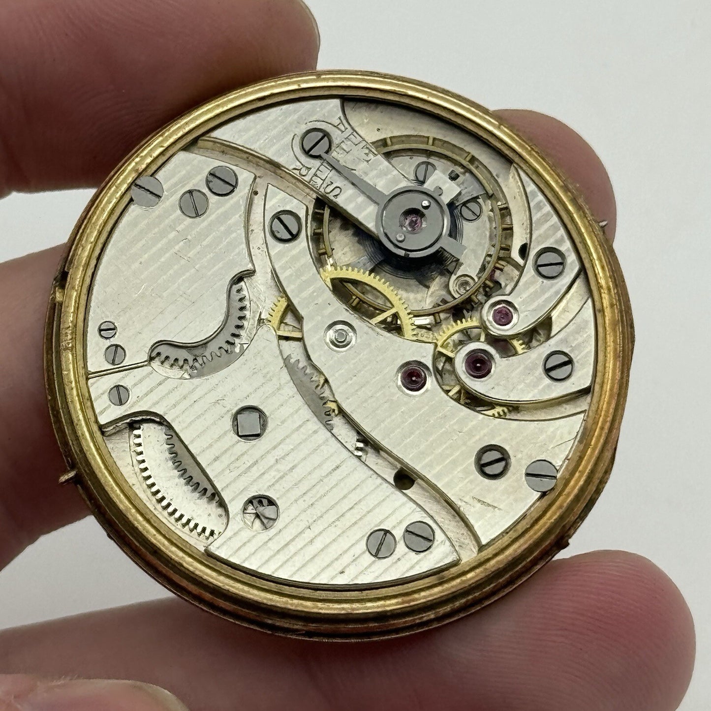 43.1mm Unidentified High Quality Balance Pocket Watch Movement FOR PARTS Repair