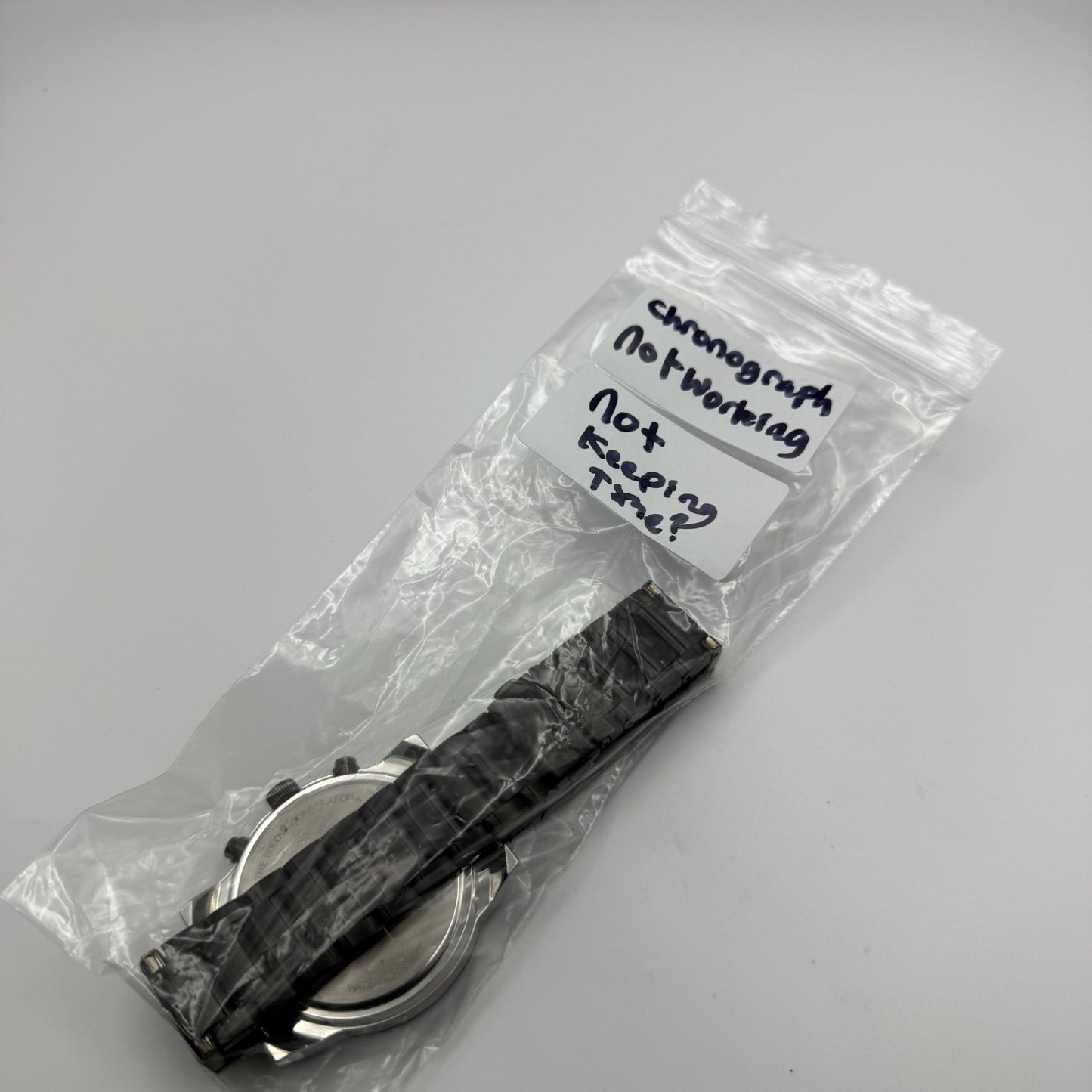 Caravelle New York Men's Chronograph Quartz Watch Japan 43mm PARTS REPAIR