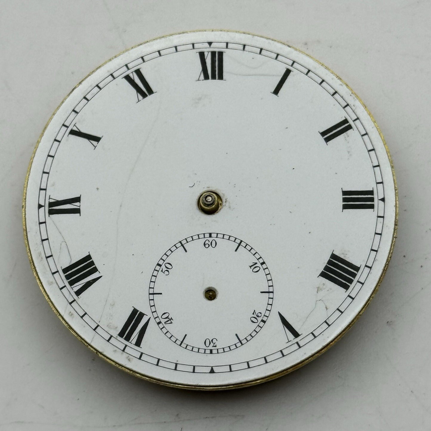 43mm Manual Wind Interesting Vertex Pocket Watch Movement Dial FOR PARTS