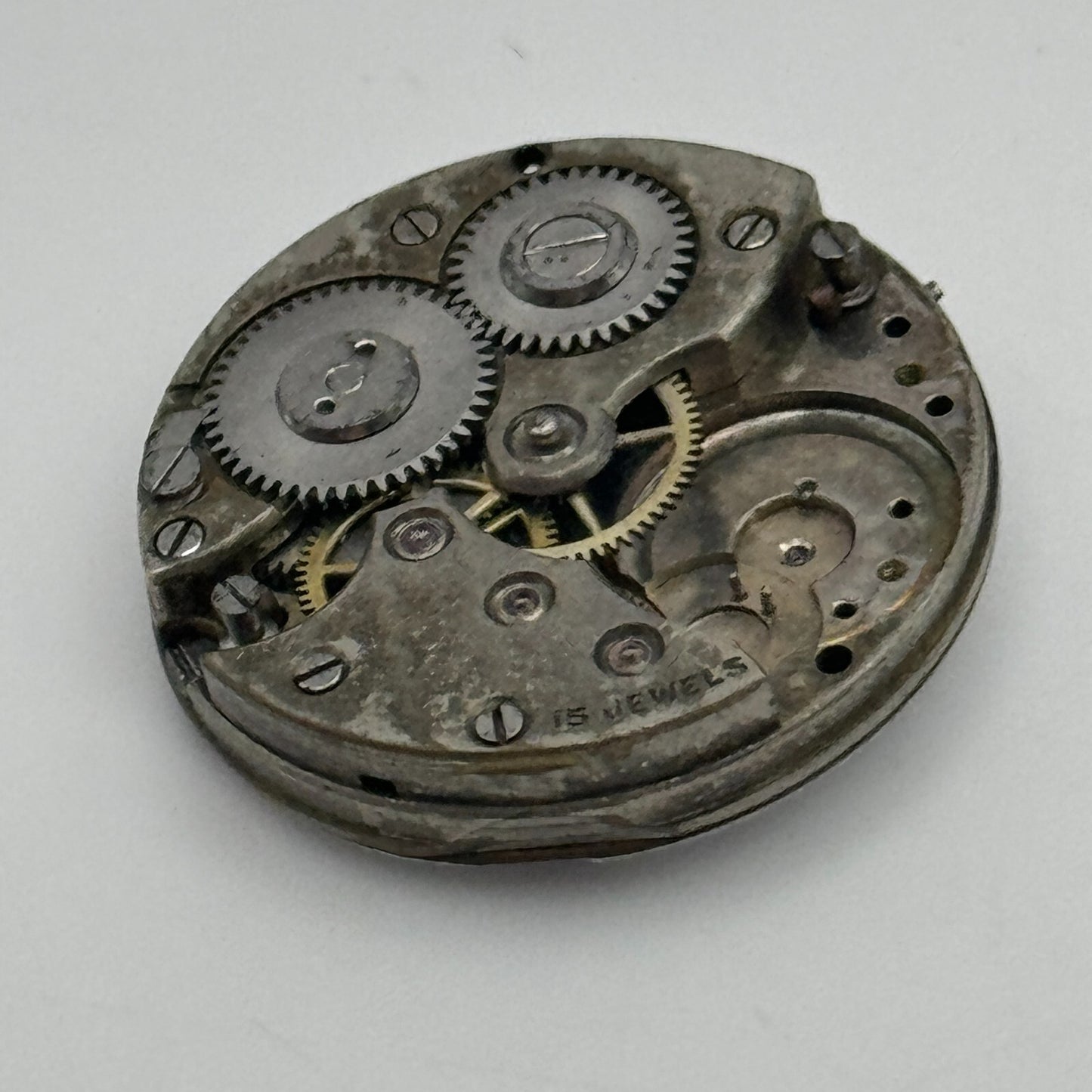 23.6mm Roman Numerals 15 Jewels Trench Watch Movement Manual Wind PARTS SPARES