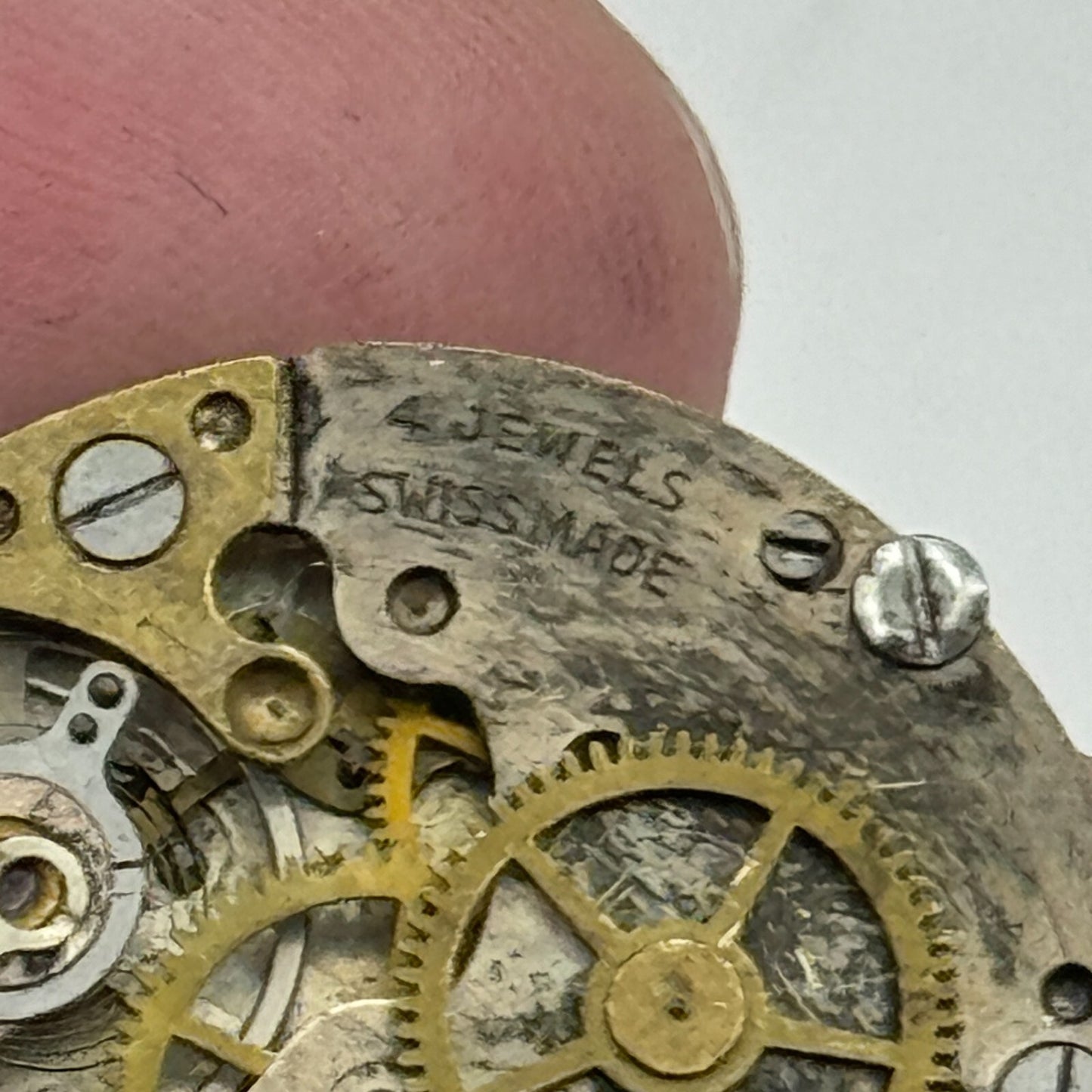 23.9mm Oris Cal 292 Swiss 4 Jewel Manual Wind Watch Movement Swiss Vintage PARTS