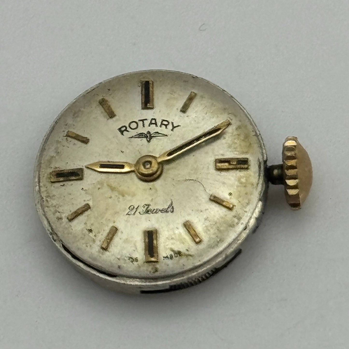 15.5mm Running Rotary ETA 2412 Manual Wind 21 Jewels Swiss Watch Movement PARTS