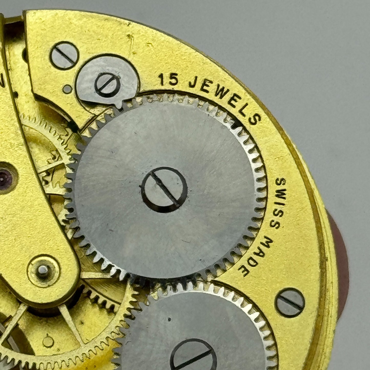 43.1mm J W Benson Ref 939a Open Face Swiss Vintage Pocket Watch Movement PARTS