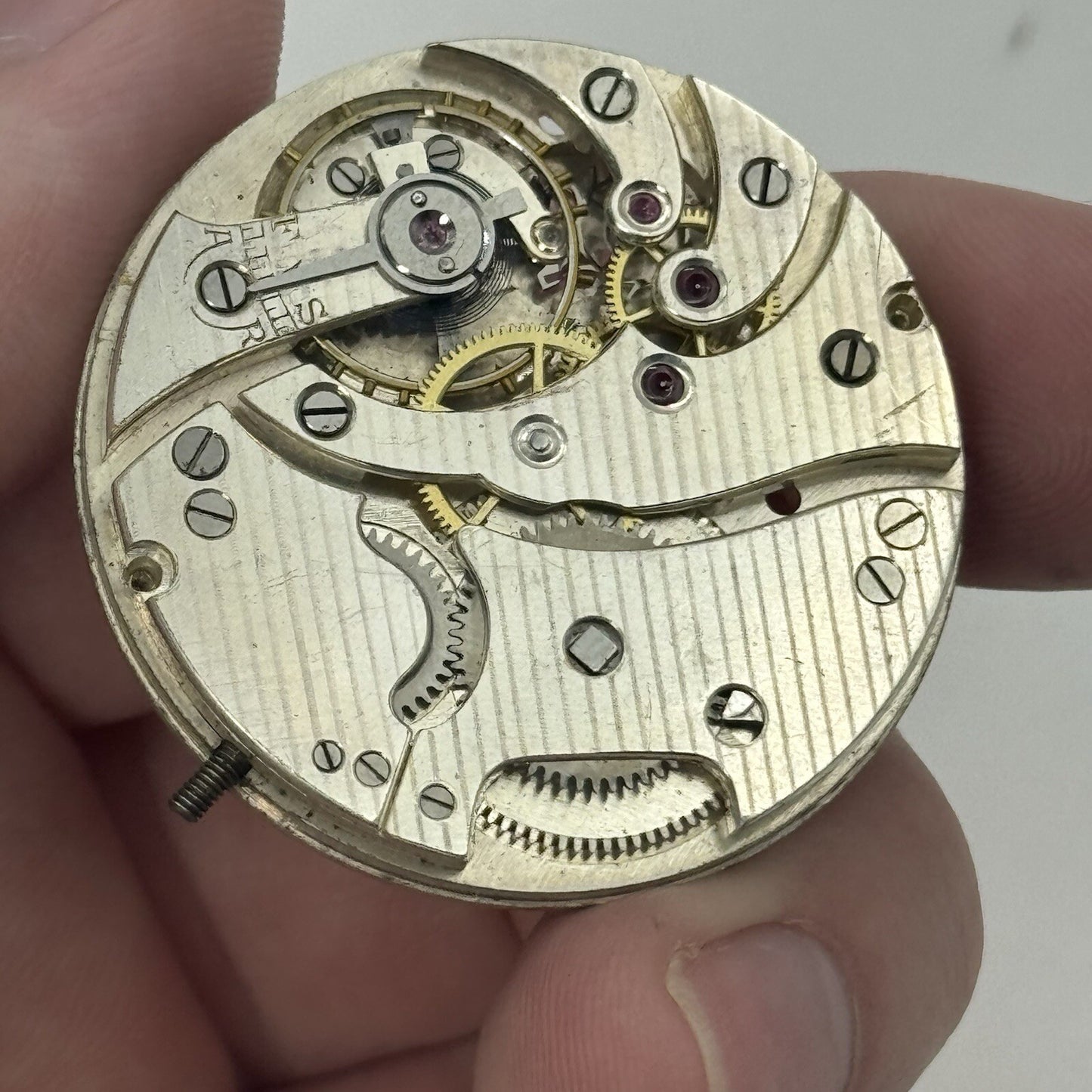 43.1mm Unidentified High Quality Balance Pocket Watch Movement FOR PARTS Repair