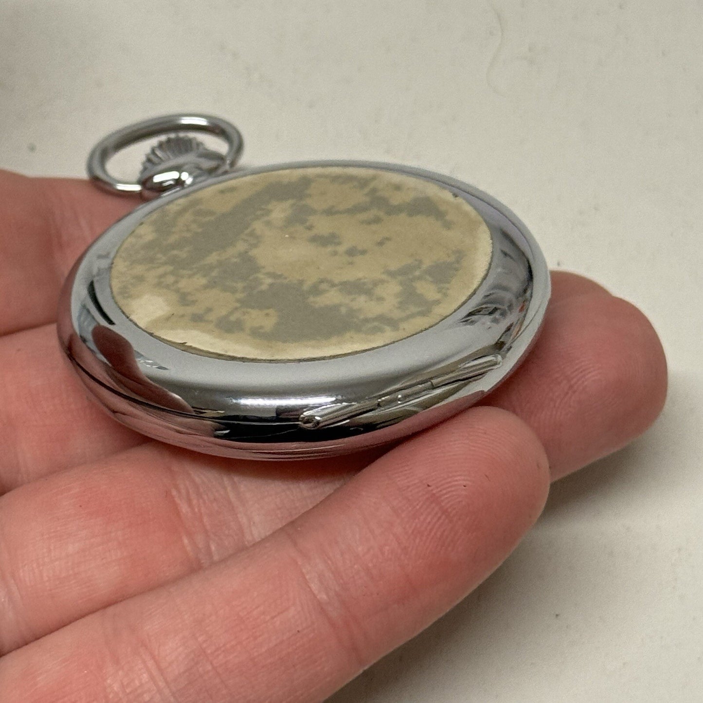 50mm Vintage Dowel NEW OLD STOCK Open Face Sub Seconds Pocket Watch TO SERVICE