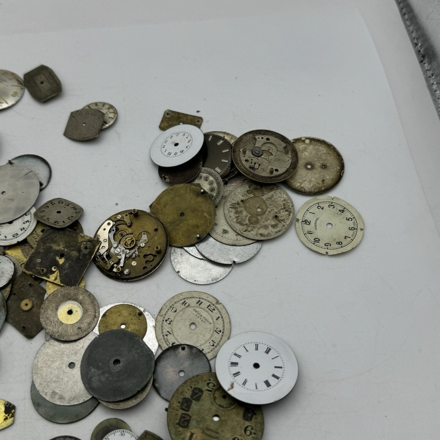 Huge Job Lot Of 170 X Wrist Watch Dials Only Spares / Repairs Watchmakers