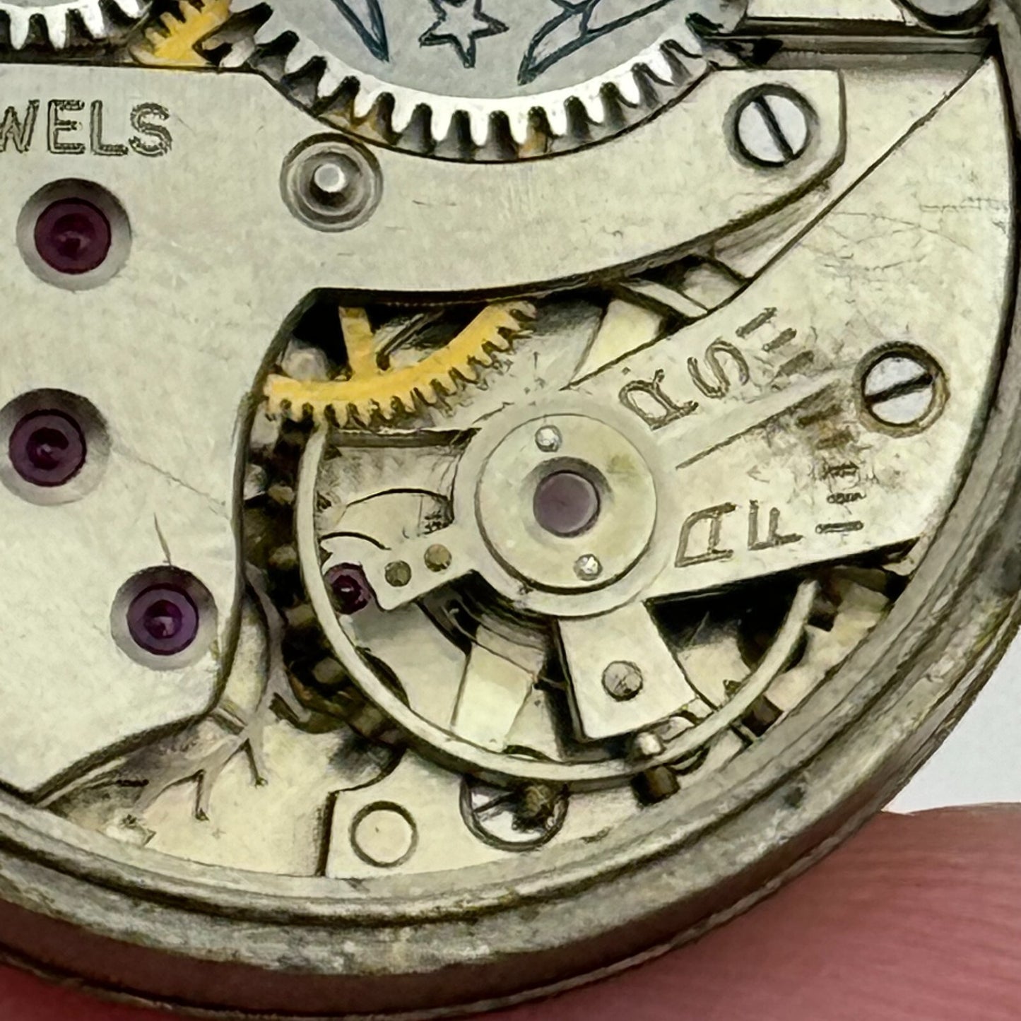 26.8mm Running Rotary Super Sports 4/440 Manual Wind Swiss Watch Movement PARTS
