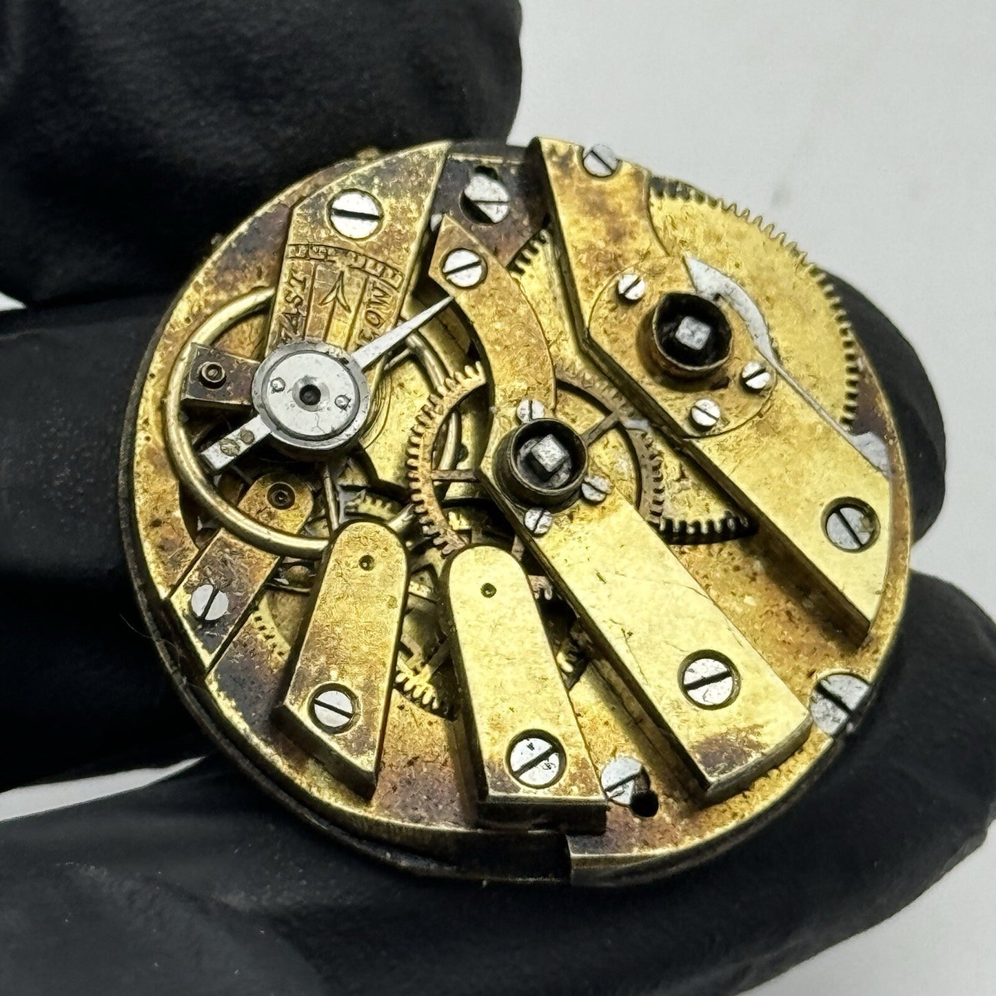 33.3mm Good Quality Cylinder Pocket Watch Movement No Dial Hands FOR PARTS