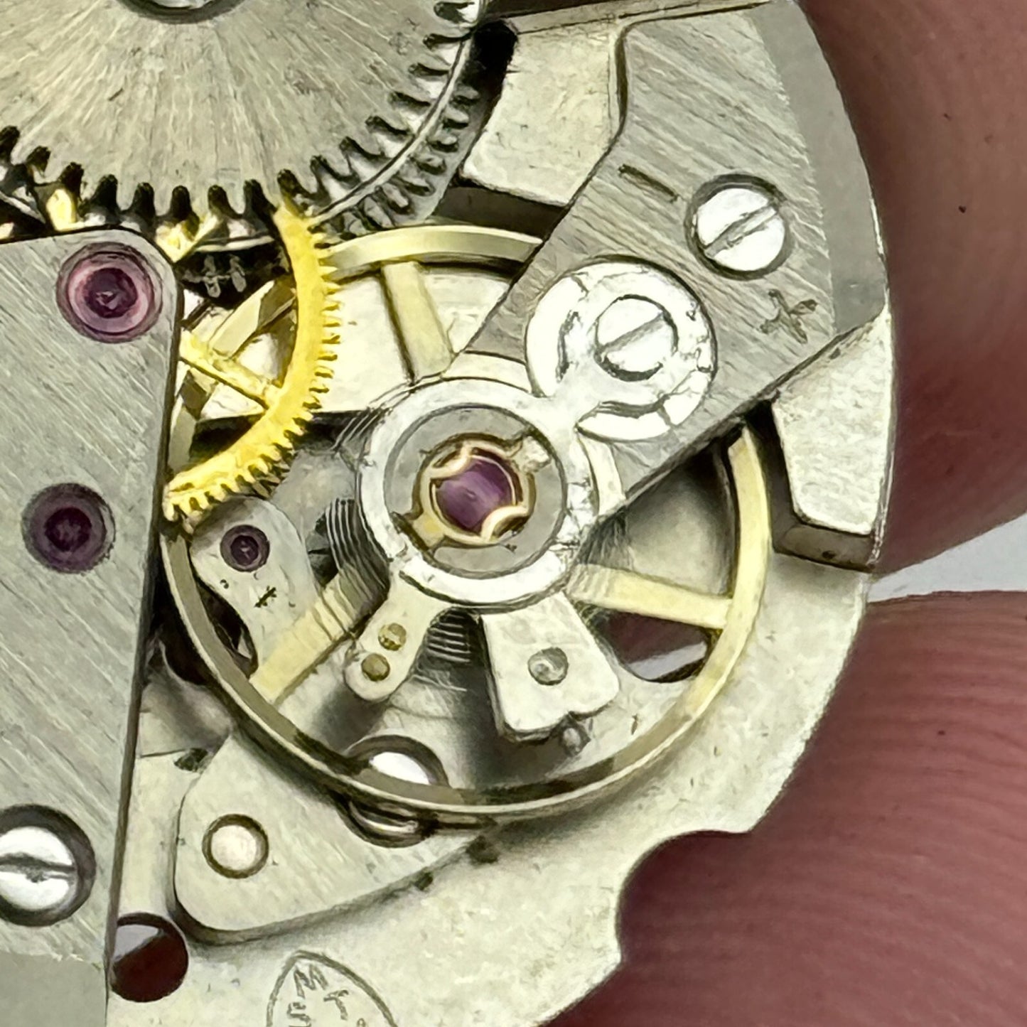 25.9mm Men's Roamer MST 414 Balance Ok Watch Movement Swiss Vintage PARTS SPARE