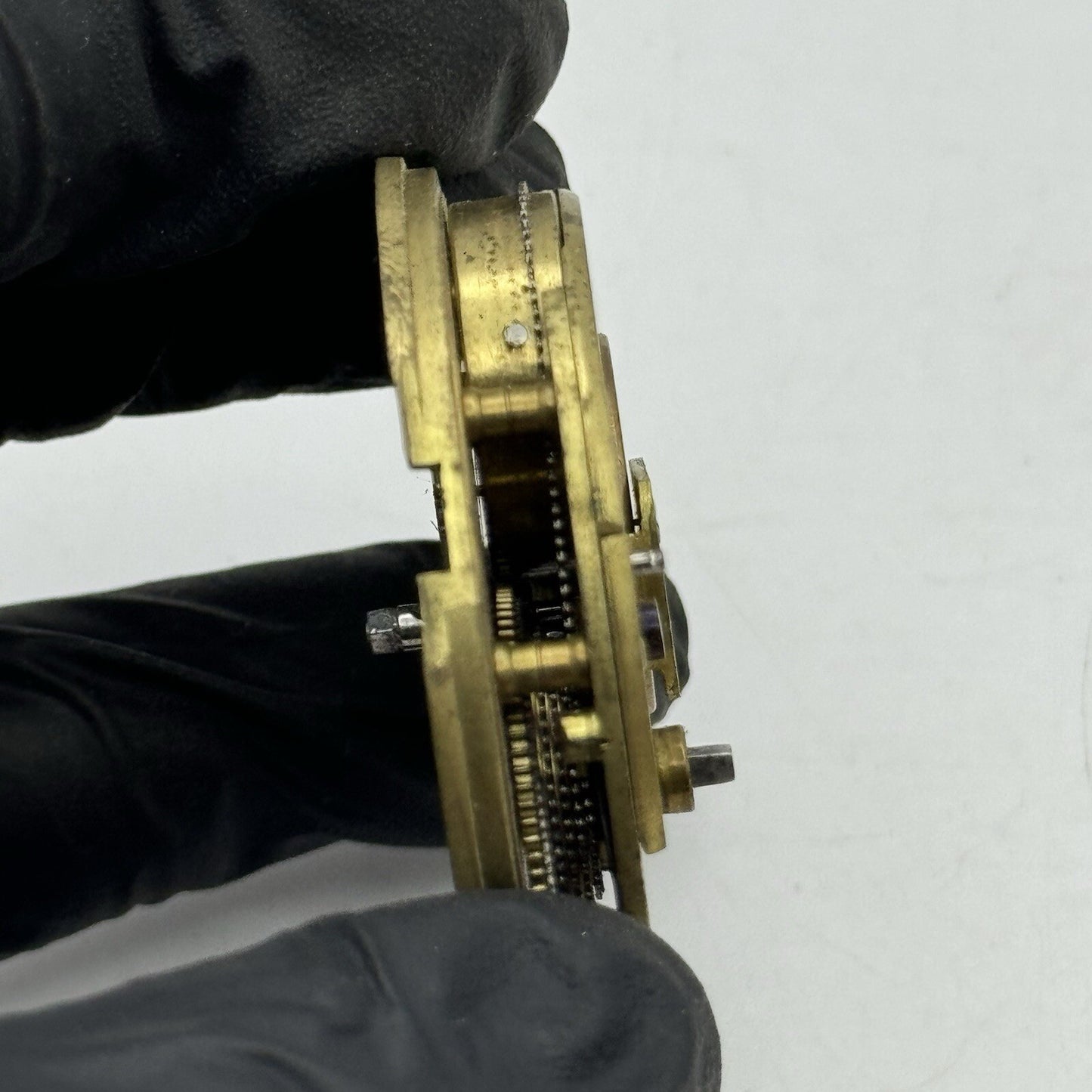 48.1mm Unidentified Fusee Chain Antique Pocket Watch Movement Parts Repair